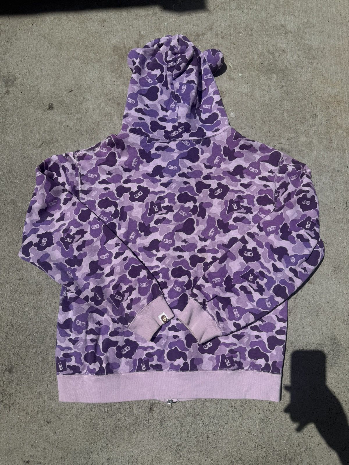 Japanese Brand ABCD Jose Wong Full Zip Camo Hoodie Size US XL / EU 56 / 4 - 7 Thumbnail