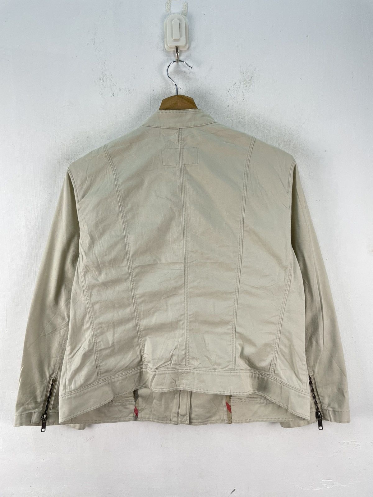 Burberry Vintage Burberry Boxy Jacket Women Beige size 46 Size L / US 10 / IT 46 - 4 Thumbnail
