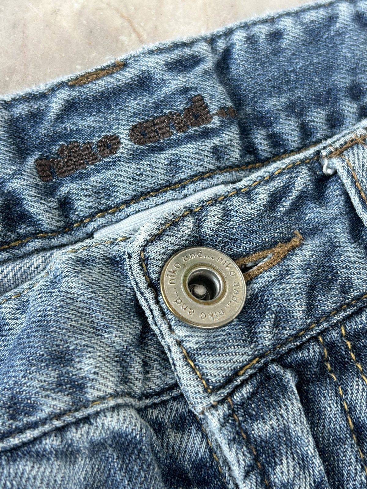Issey Miyake Niko and .. Vintage Ripped Jeans Size US 29 - 5 Thumbnail