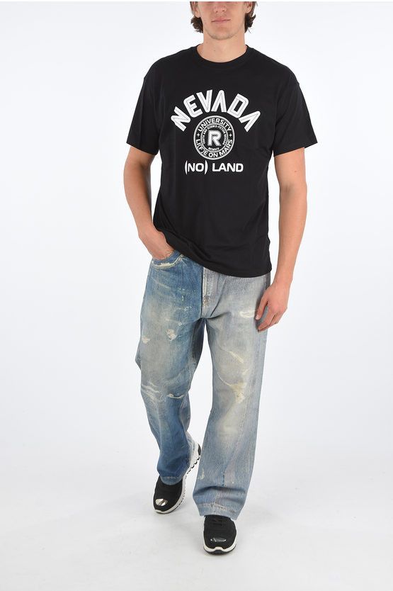 Raf Simons o1y0325 Logo Crewneck T-Shirt in Black Size US S / EU 44-46 / 1 - 4 Thumbnail