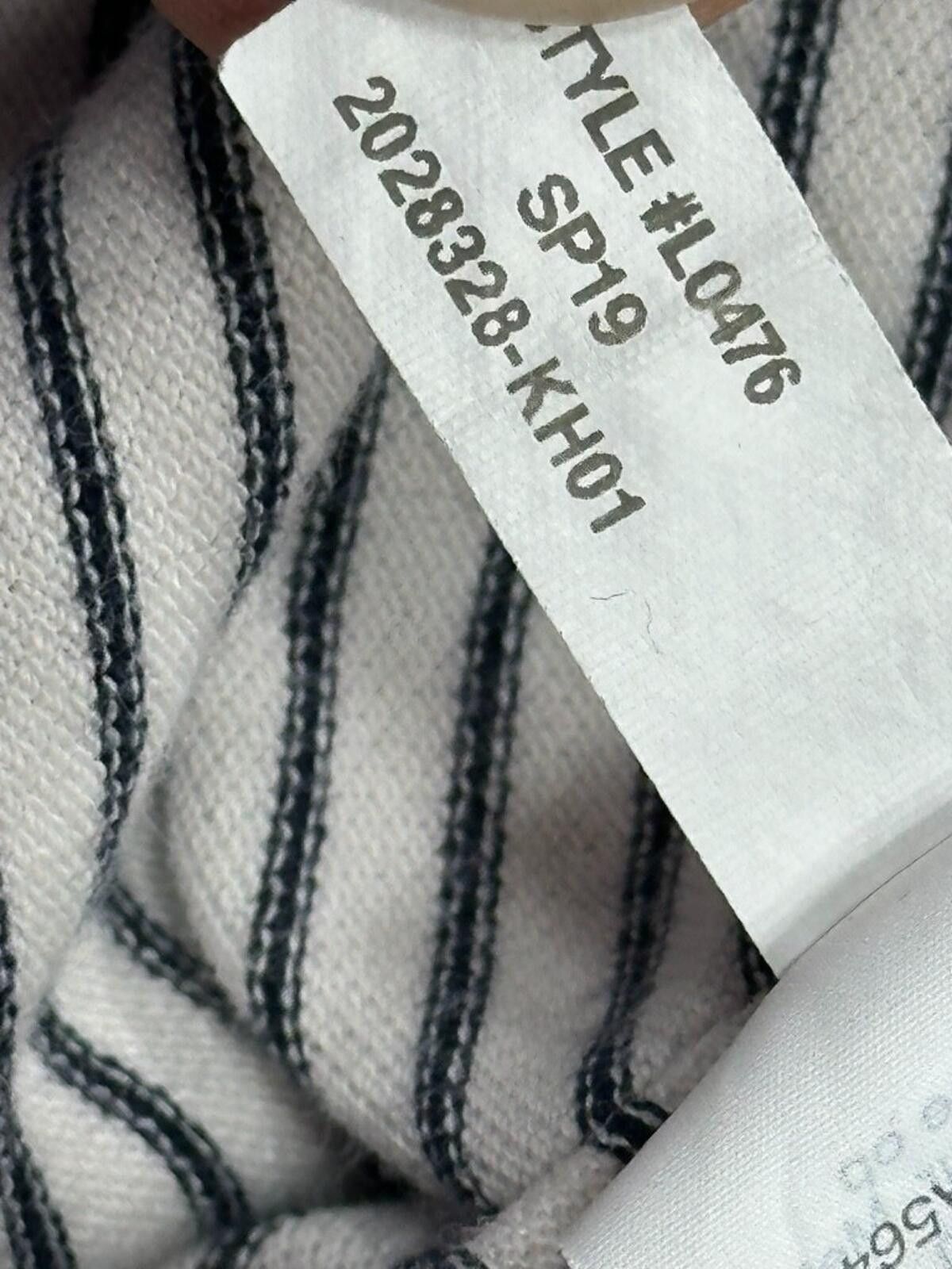 Jos. A. Bank J Crew 1/4 Button Stretch Pique Polo Shirt White Mens XL Size US M / EU 48-50 / 2 - 8 Thumbnail