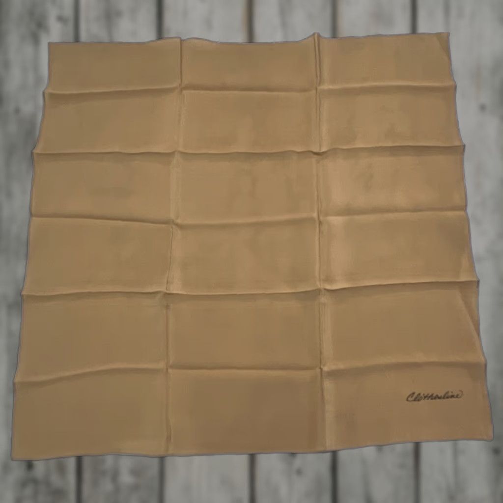 Vintage VINTAGE Clothesline Silk Scarf Joel Oppenheimer Brown 22” Square Scarf Mens Womens? Size ONE SIZE - 1 Thumbnail