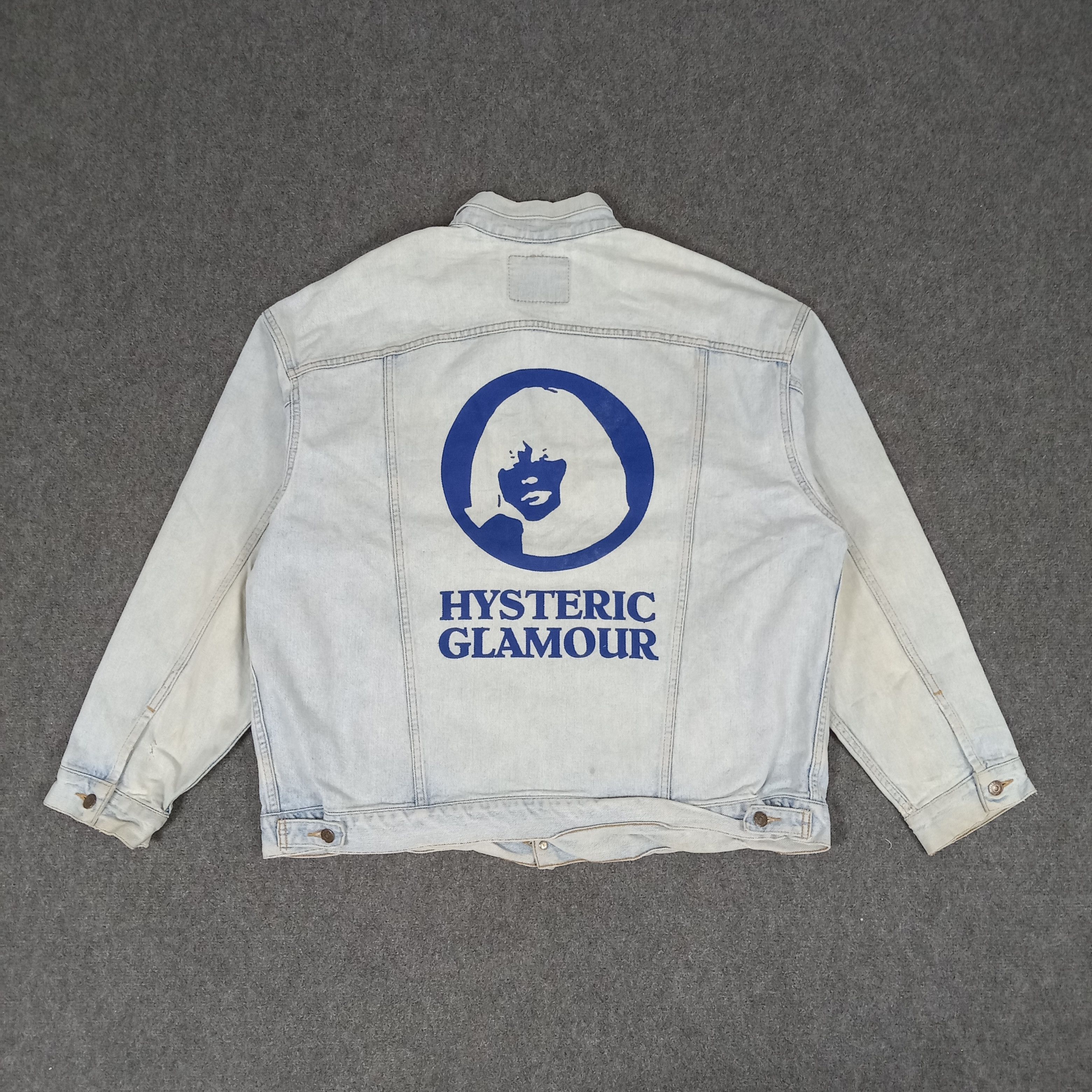 Levi's × Vintage Levi's X Hysteric Glamour Custom Logo Denim Jacket Size US XXL / EU 58 / 5 - 1 Thumbnail