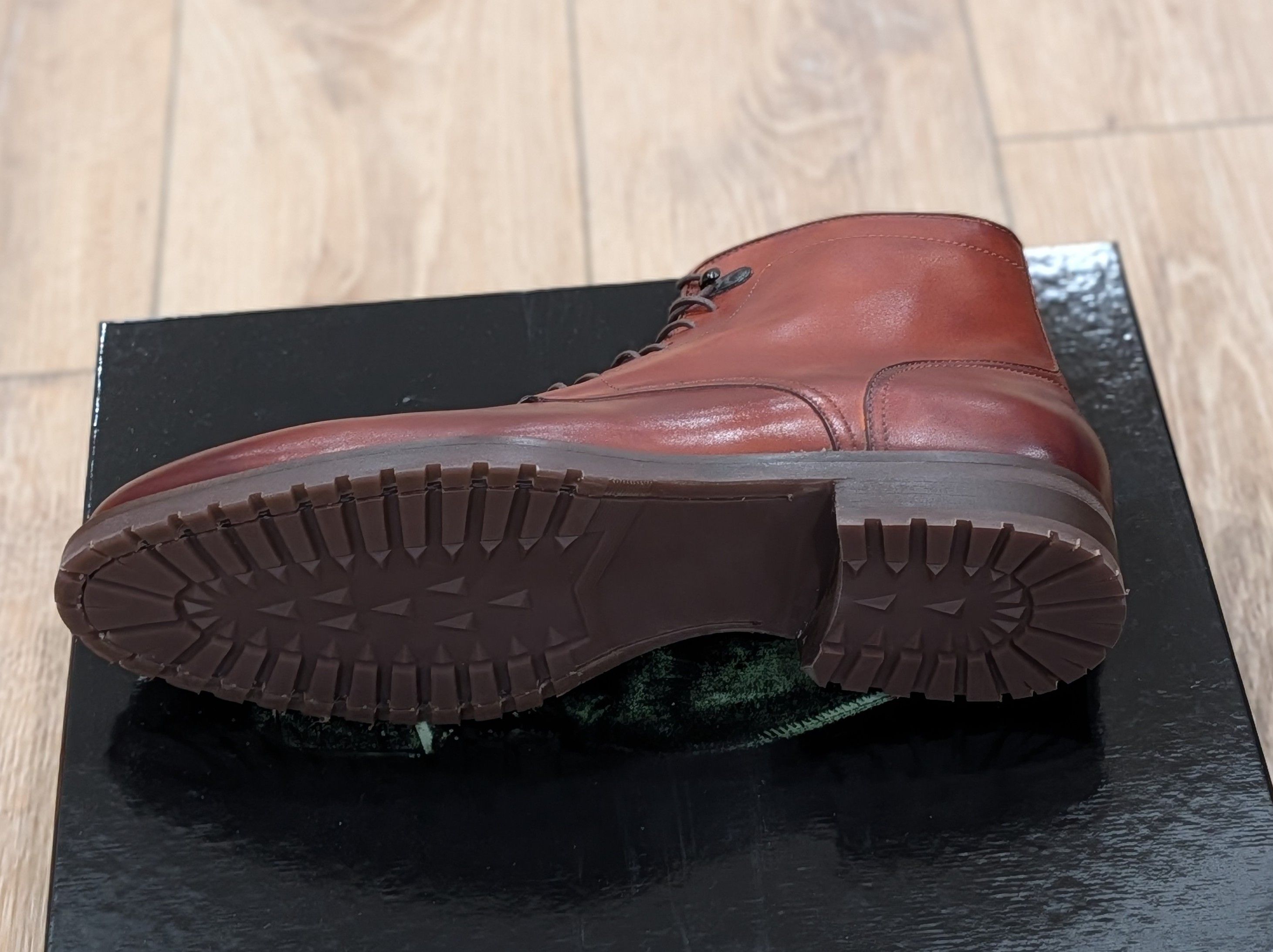 Magnanni Magnanni "Kam II" Lace Up Leather Boots Tobacco Cognac US 10 Size US 10 / EU 43 - 6 Thumbnail