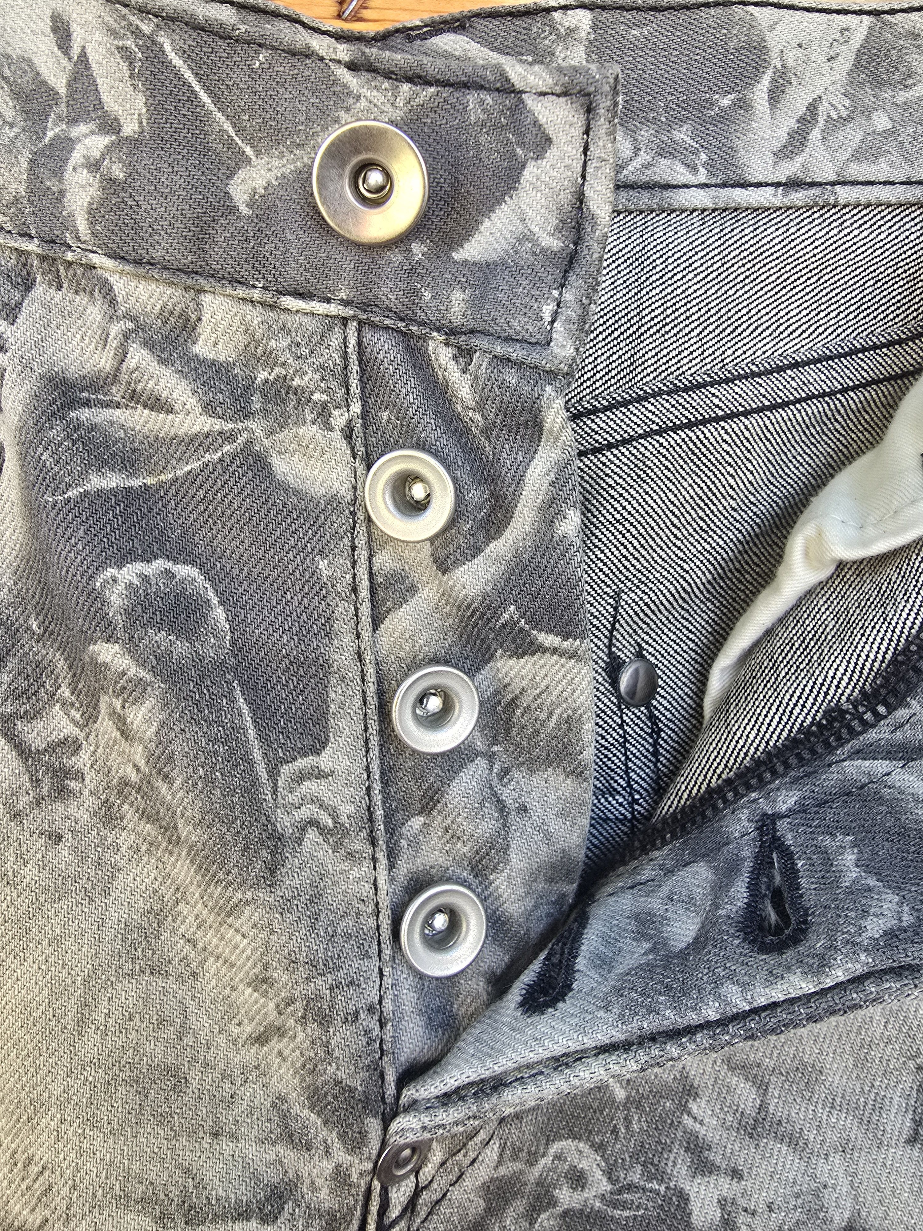 Number (N)ine Number (N)ine AW2009 "Touch Me I'm Sick" Denim Size US 32 / EU 48 - 6 Thumbnail