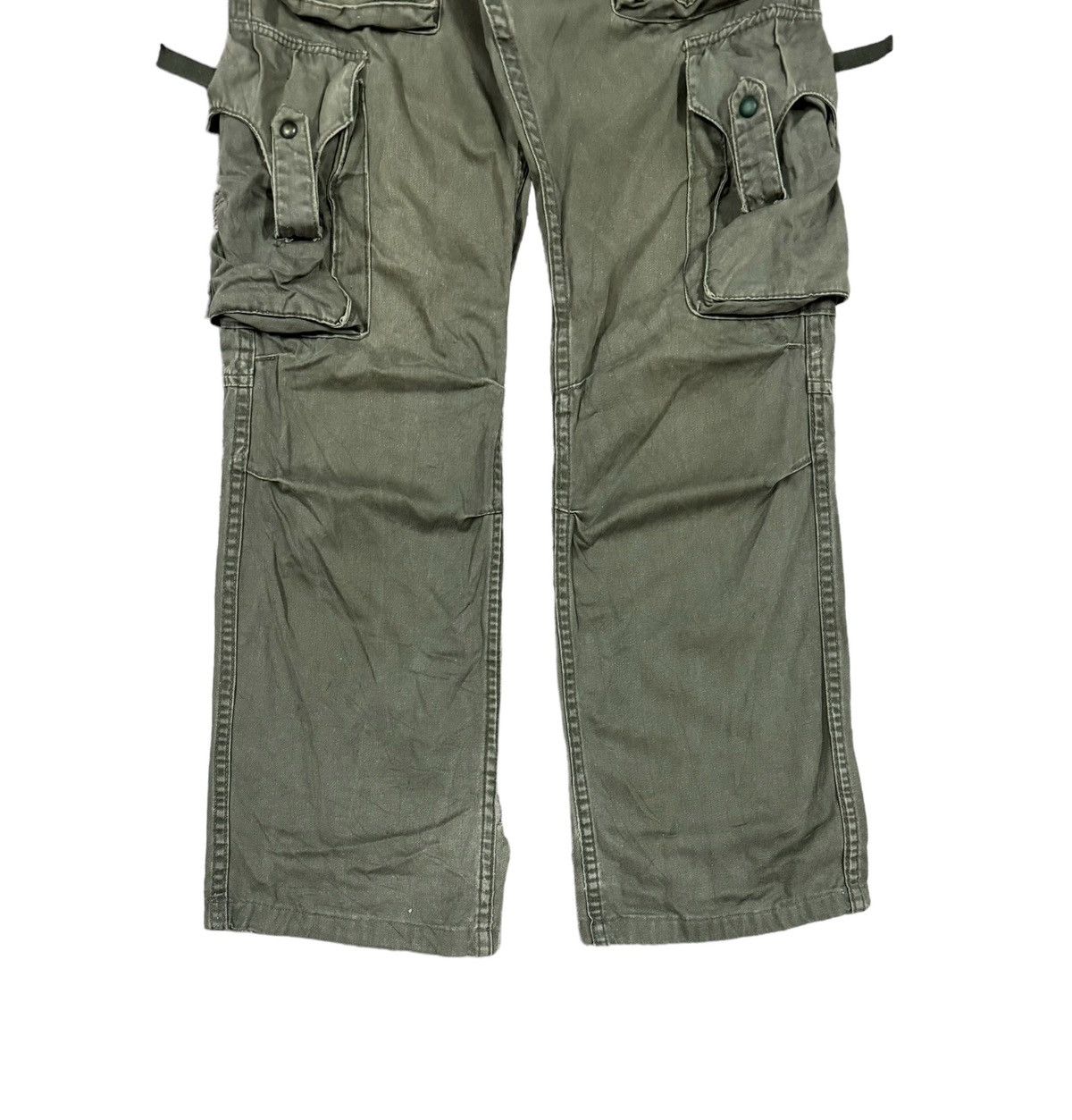 Japanese Brand × Orslow × Vintage Vtg🔥Japanese Brand Bondage Parachute Cargo Pants Size US 30 / EU 46 - 4 Thumbnail