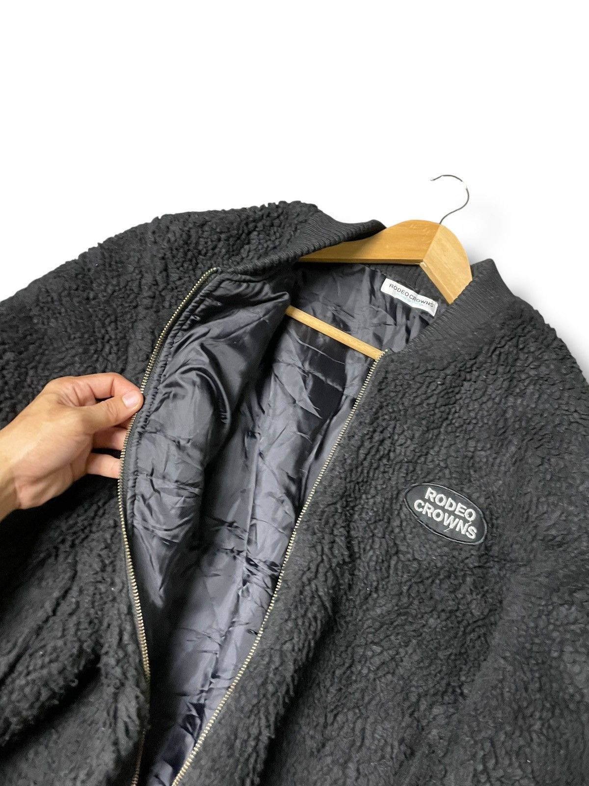 Japanese Brand Vintage Rodeo Crowns Fleece Bomber Jacket (65) Size US M / EU 48-50 / 2 - 3 Thumbnail