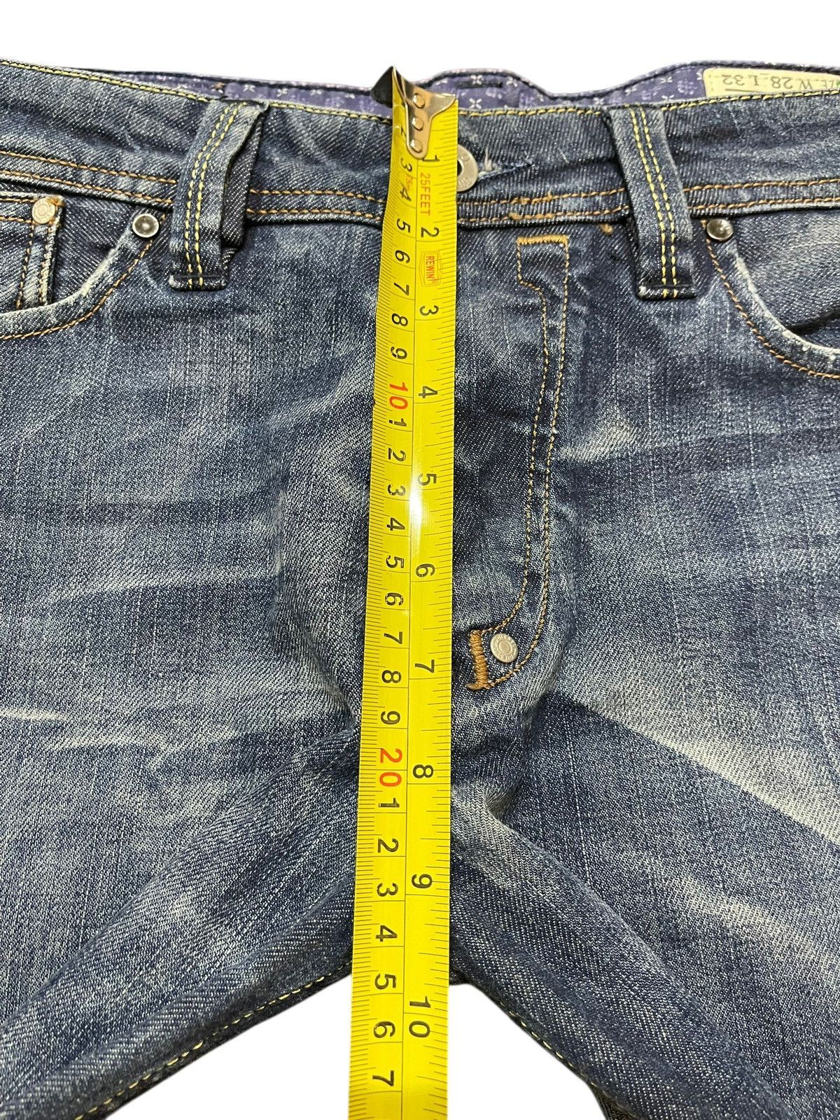 Diesel Vintage Diesel Industry Faded Wash Distress Wide Leg Jeans Size US 30 / EU 46 - 15 Thumbnail