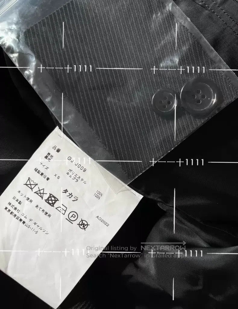 Comme des Garcons Comme des Garcons Patched polyester long-sleeve jacket Size XS / US 0-2 / IT 36-38 - 9 Thumbnail