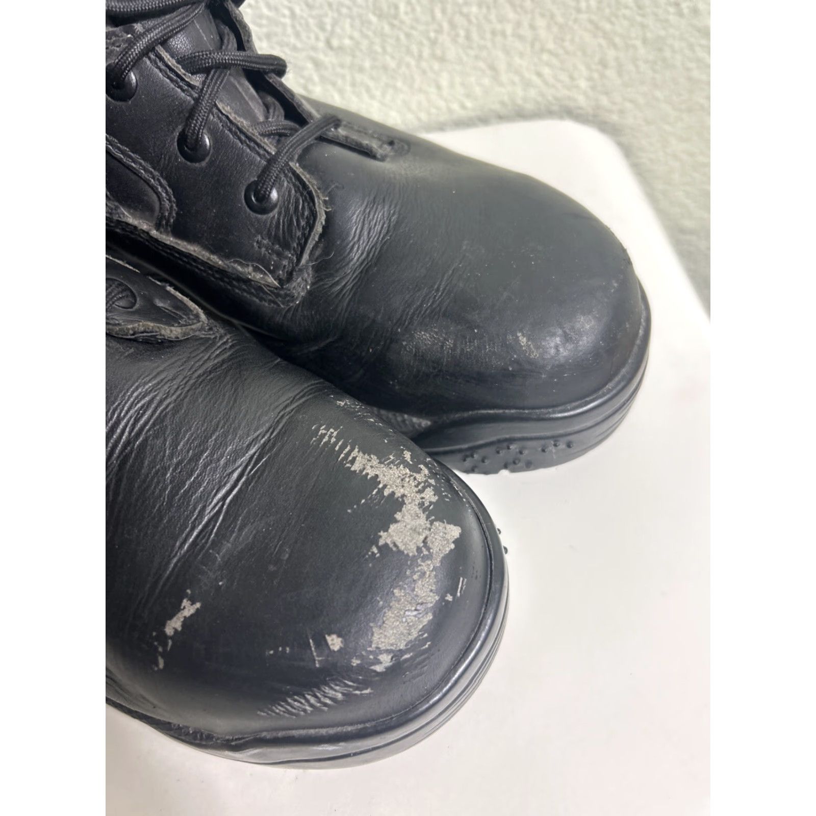 Vintage 5.11 Tactical ATAC Shield 8" Side Zip Comp. Toe Boot 12003 Black Size 10 Men Leather Zipper Combat Round Toe Lace Up M Size US 10 / EU 43 - 2 Thumbnail