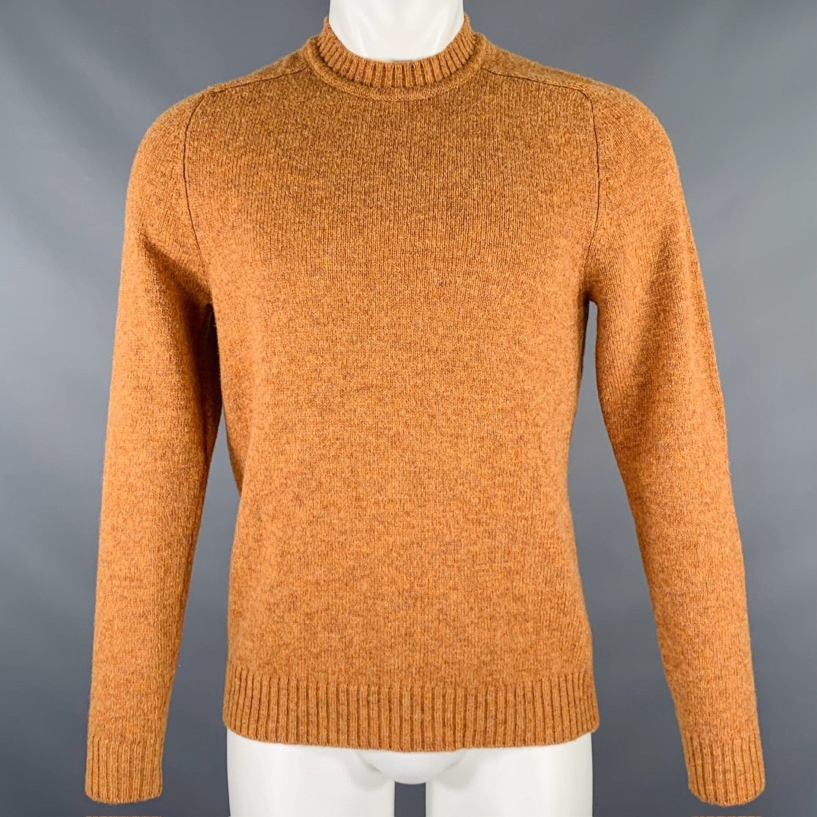 Other MR. PORTER Size XS Orange Camel Wool Crew Neck Sweater Size US XS / EU 42 / 0 - 1 Thumbnail