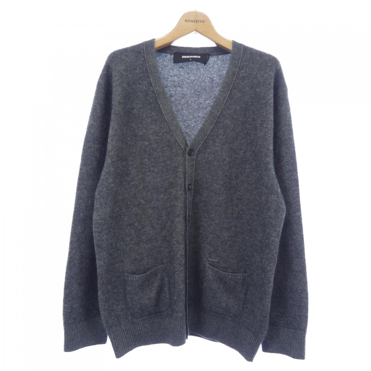 Dsquared2 Dsquared2 Dsquared2 Knit Cardigan Textile Tops S74HA0950 DUTY FREE for USA Size ONE SIZE - 1 Thumbnail