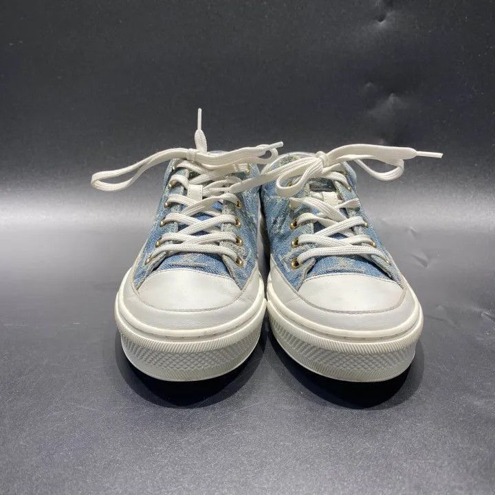 Louis Vuitton Louis Vuitton Stellar Casual Sneakers in Denim Blue -2508 Size US 4 / IT 34 - 2 Thumbnail