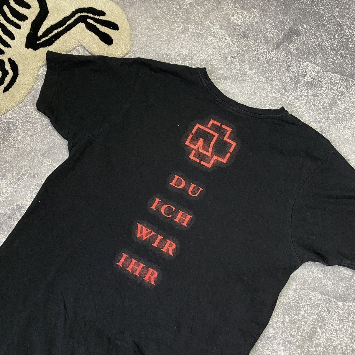 Band Tees Vintage Rammstein Du Ich Wir Ihr 90’s big graphic logo band Size US M / EU 48-50 / 2 - 10 Thumbnail