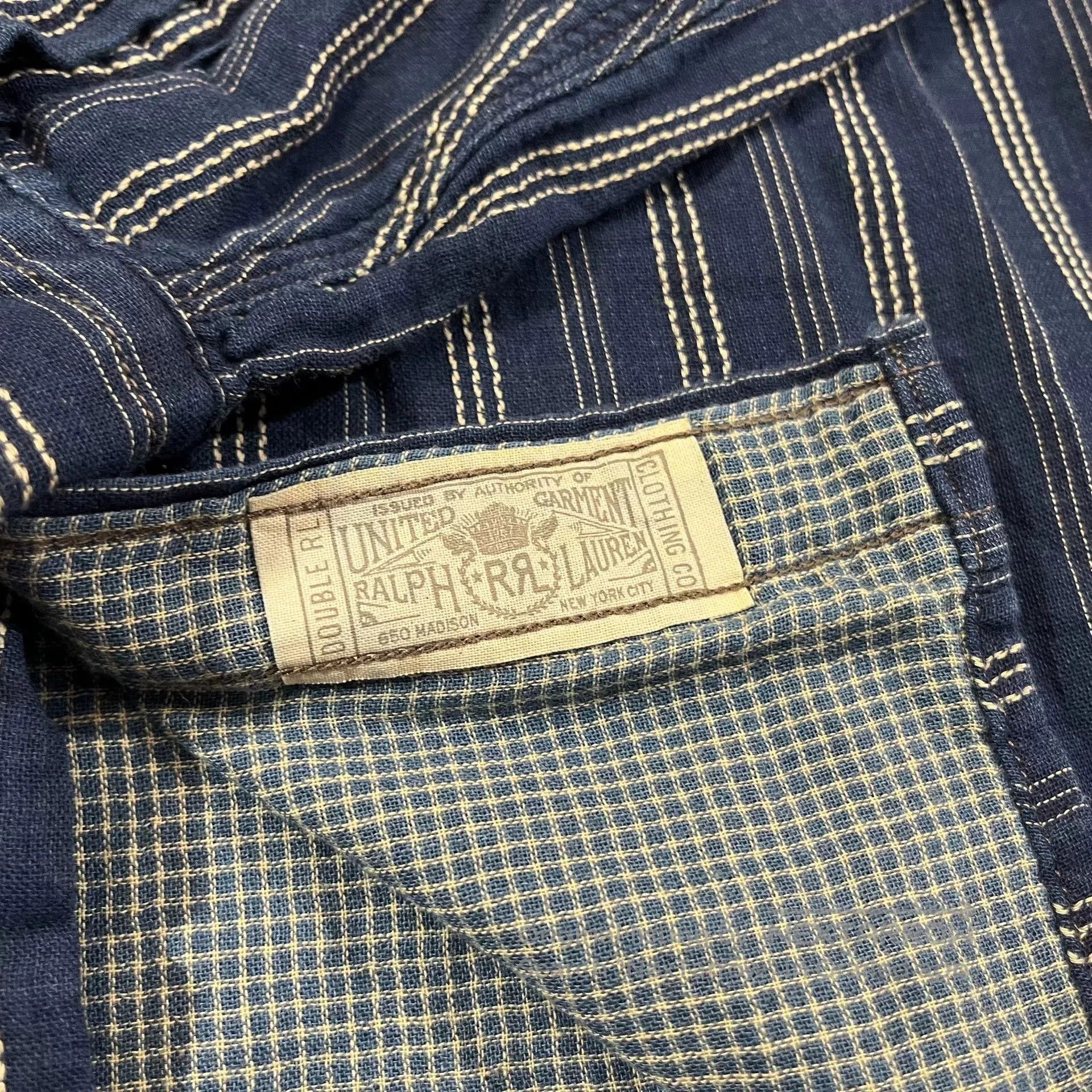 RRL Ralph Lauren RRL Double RL Striped Shirt. Size US L / EU 52-54 / 3 - 5 Thumbnail