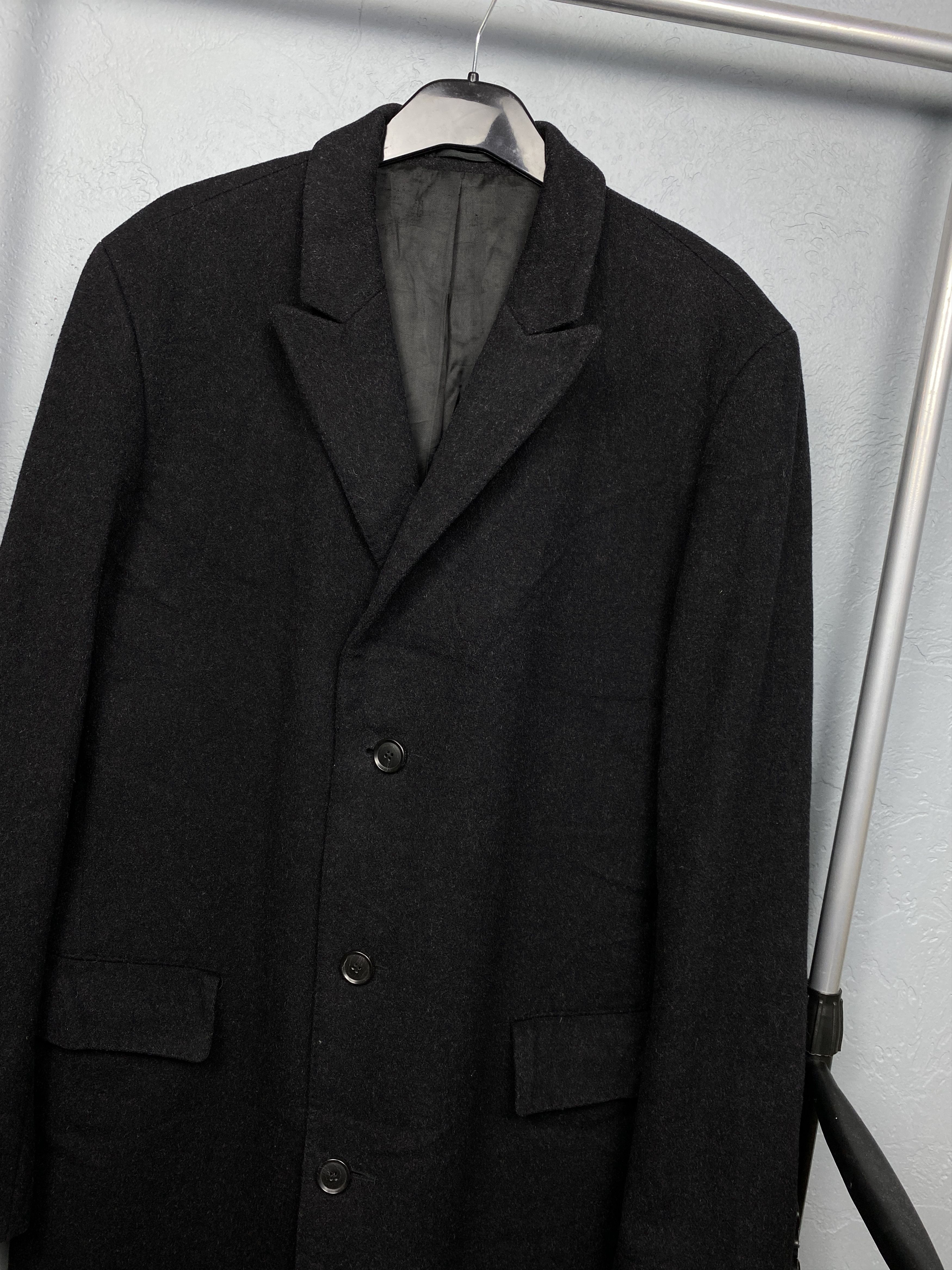 Hugo Boss Hugo Boss Vintage Mens Cashmere-Wool Coat Jacket Size US XL / EU 56 / 4 - 2 Thumbnail