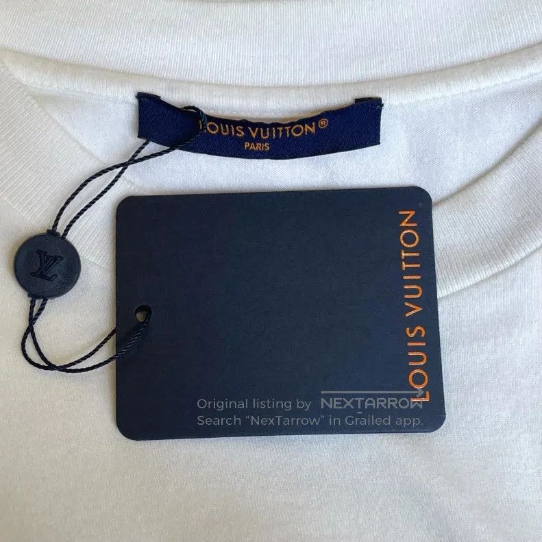 Louis Vuitton Louis Vuitton White Flying Pigeon Short Sleeve Size US M / EU 48-50 / 2 - 5 Thumbnail