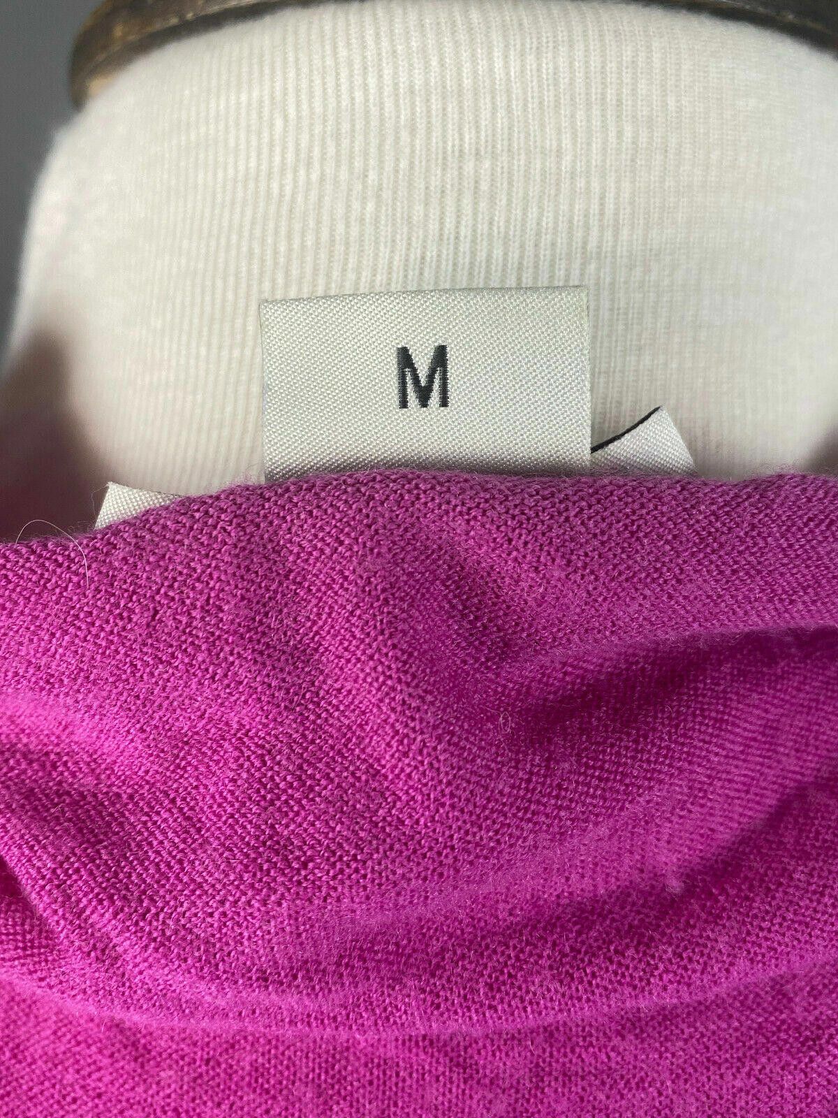 John Smedley John Smedley Pink Merino Wool V-Neck Sweater Size M Size M / US 6-8 / IT 42-44 - 9 Thumbnail