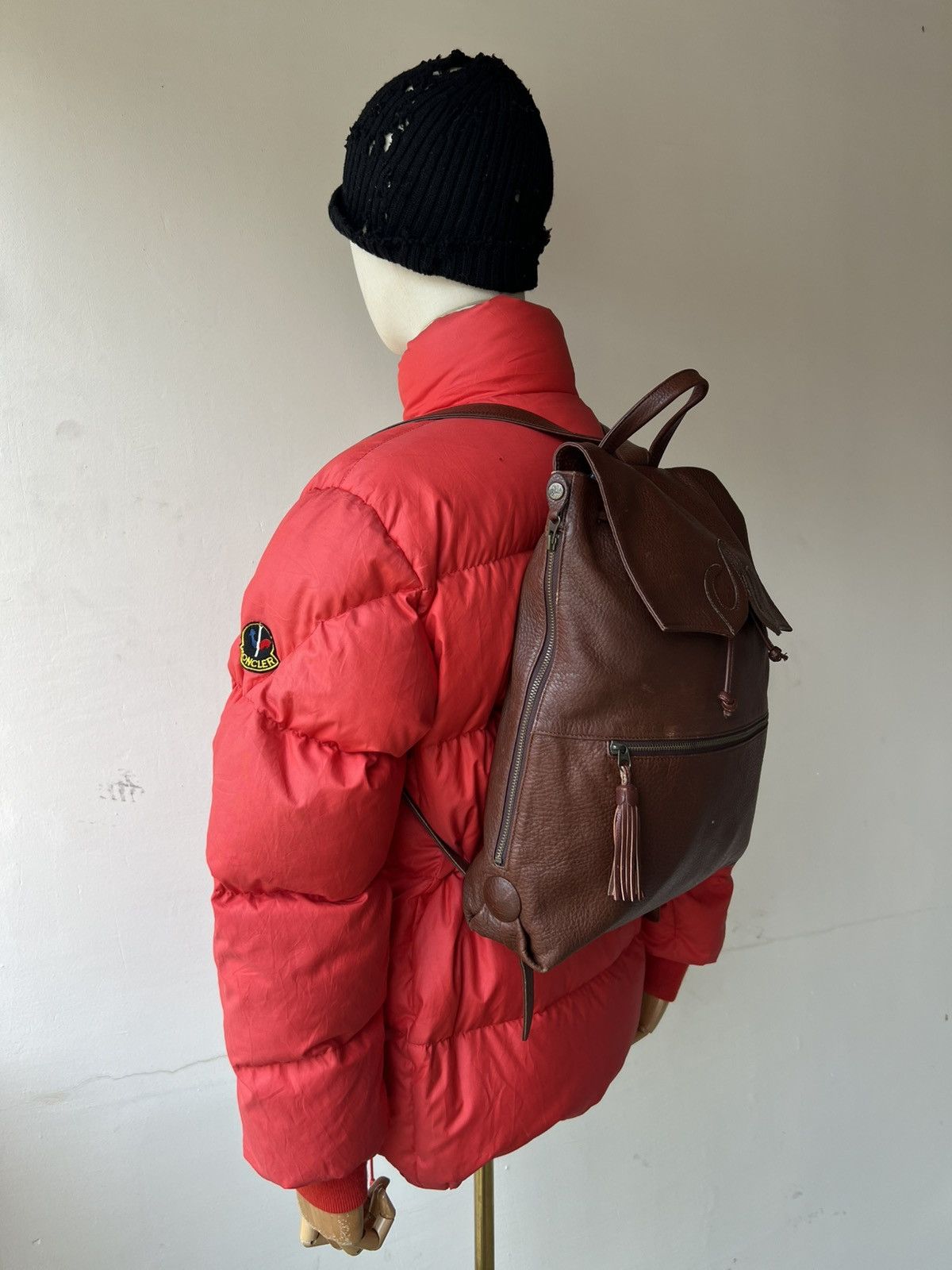 Vintage Aoyama Ibiza by Yoshida Patina Leather backpack Bag