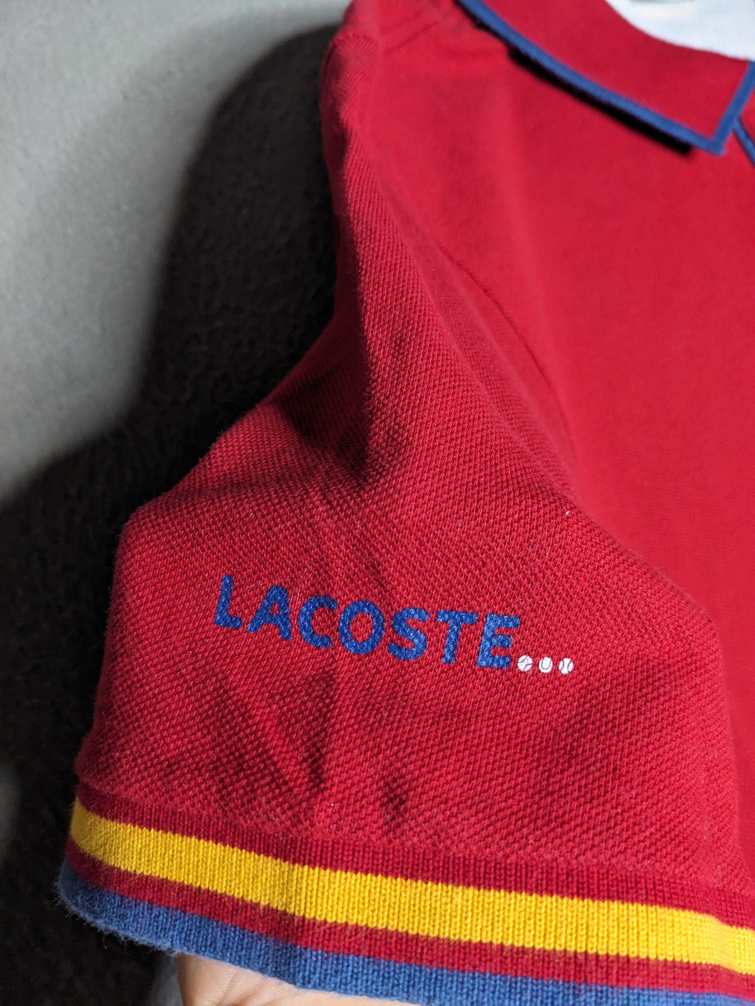 Lacoste VINTAGE Lacoste Sport Polo Shirt Mens XL Size 6 Red Size US XL / EU 56 / 4 - 5 Thumbnail