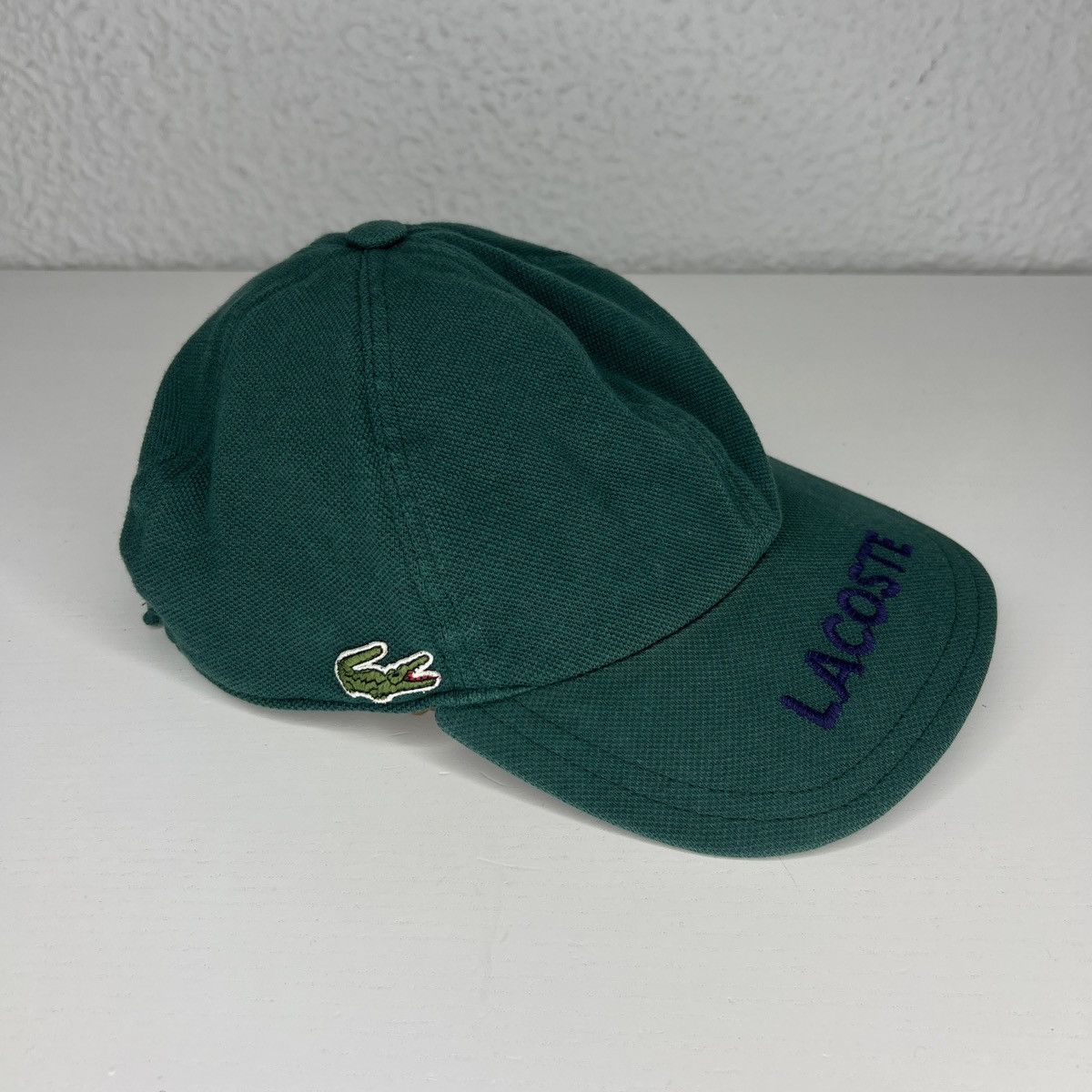 Lacoste 90s Vintage Lacoste 5 Panel (Five Panel) Green Cap Hats Size ONE SIZE - 1 Thumbnail