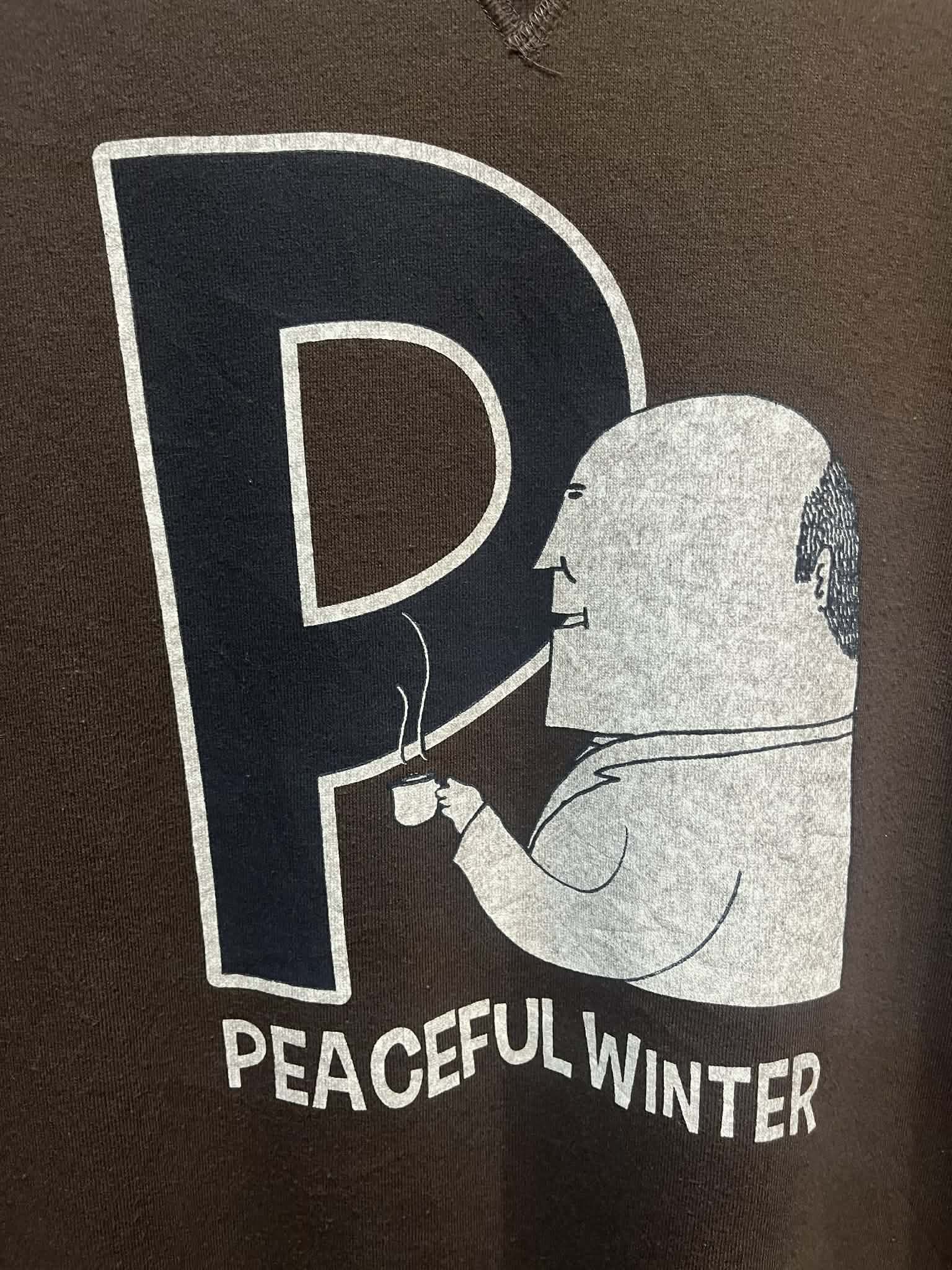 Japanese Brand Peaceful Puppet Akimoto Tsukue Winter Sweatshirt Size US M / EU 48-50 / 2 - 2 Thumbnail