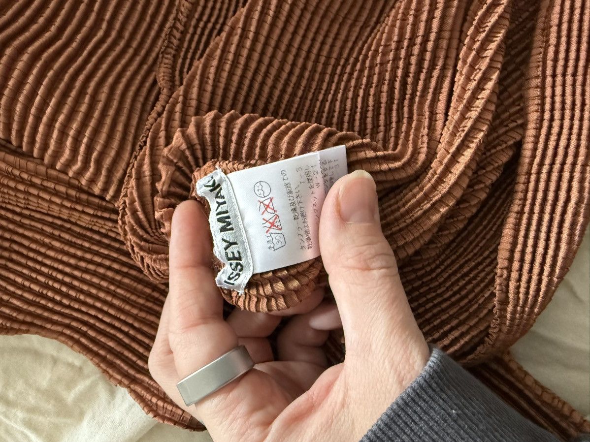 Issey Miyake ISSEY MIYAKE Pleated Copper Turtleneck Size L / US 10 / IT 46 - 7 Thumbnail