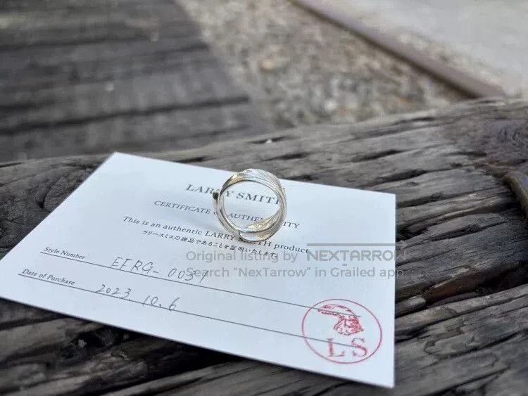 Larry Smith feather ring by larry smith, japan. Size ONE SIZE - 4 Thumbnail