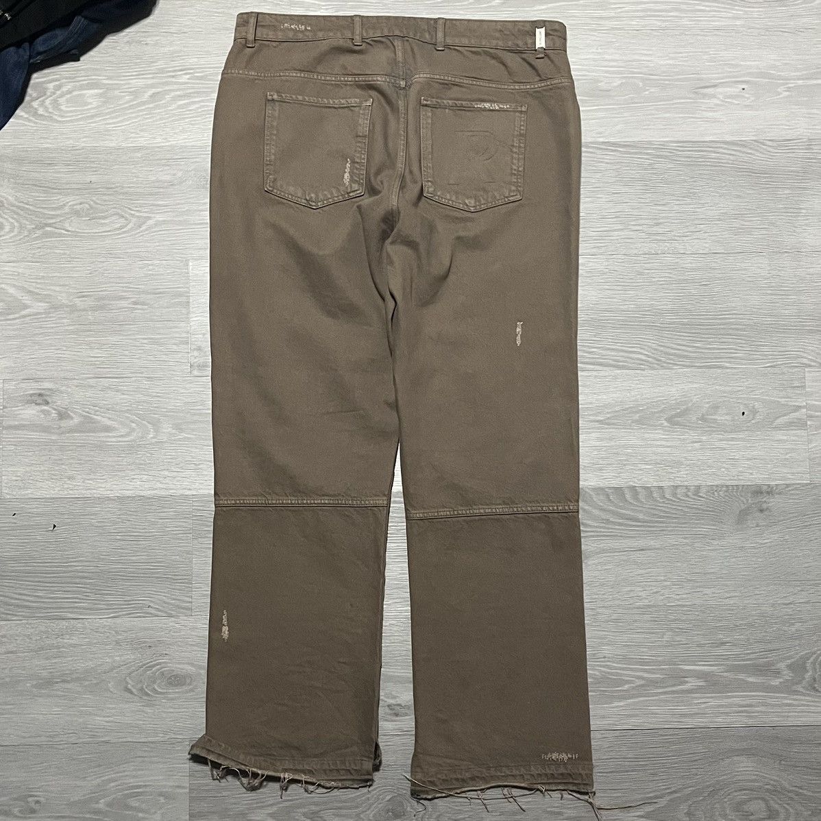 Represent Clo. Represent R2 Stepped Hem Denim Sandstorm Jeans Size US 38 / EU 54 - 2 Thumbnail
