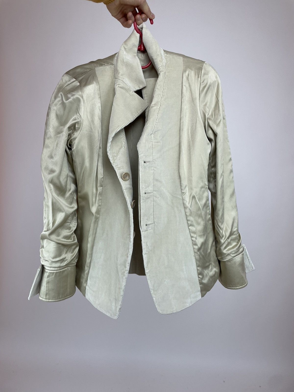 Armani Collezioni Armani Collezioni Light Brown Corduroy Blazer Jacket Italy Size L / US 10 / IT 46 - 12 Thumbnail