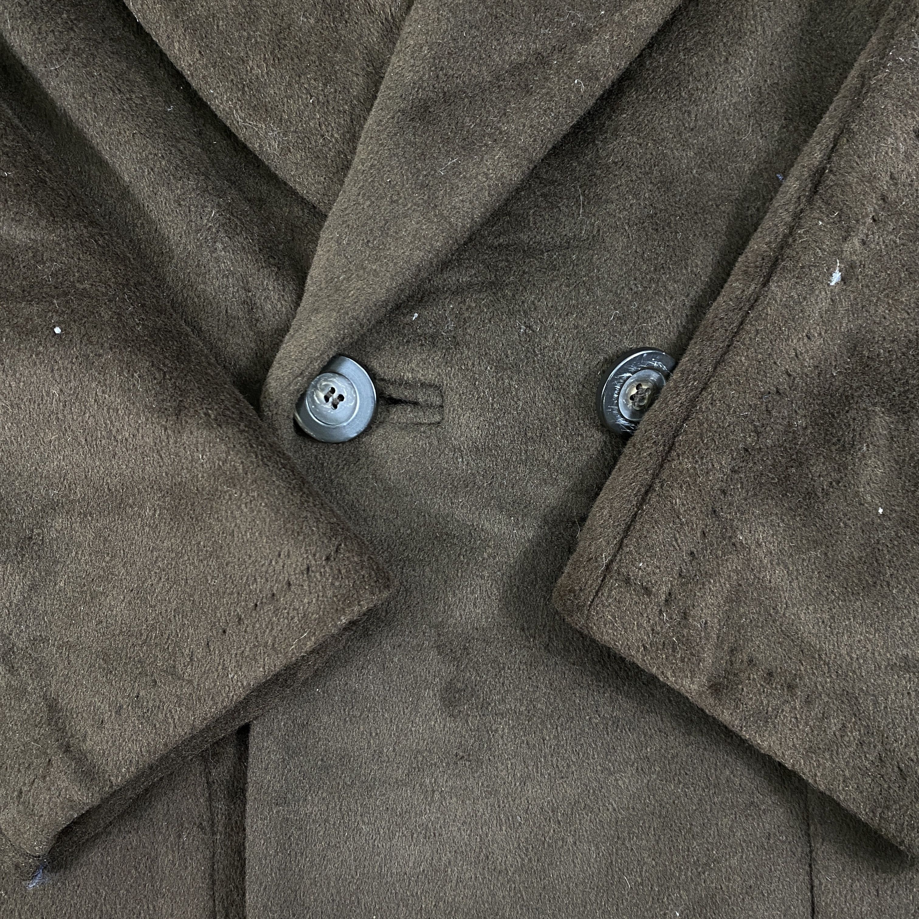 Japanese Brand Vintage Max Mara Wool/Cashmere Coat - J464 Size M / US 6-8 / IT 42-44 - 11 Thumbnail