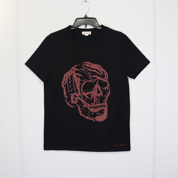 Alexander McQueen o1rshd1 T-Shirt in Black Size US S / EU 44-46 / 1 - 1 Thumbnail
