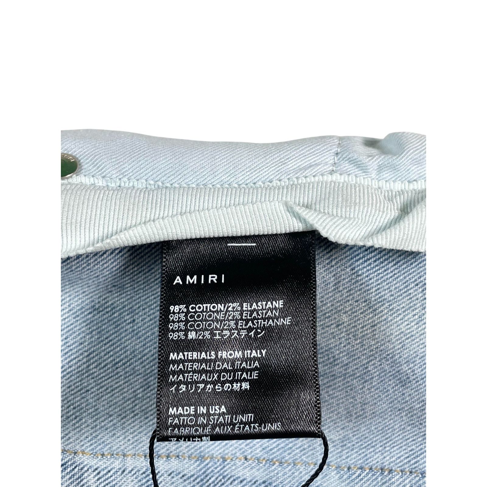 Amiri Amiri Grateful Dead Light Wash Jeans Size US 38 / EU 54 - 6 Thumbnail
