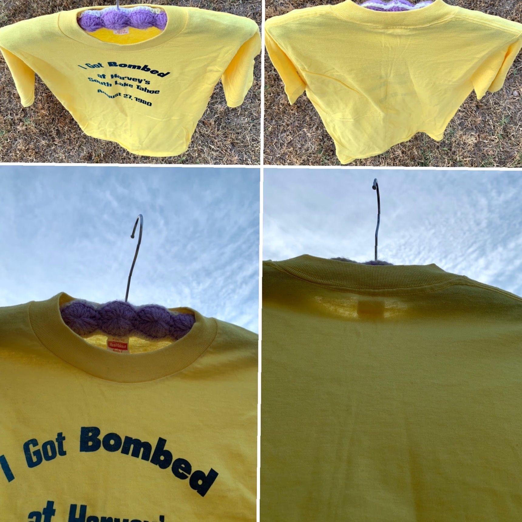 Vintage Vintage I Got Bombed at Harvey’s South Lake Tahoe August 27 1980 T Shirt M Size US M / EU 48-50 / 2 - 2 Thumbnail