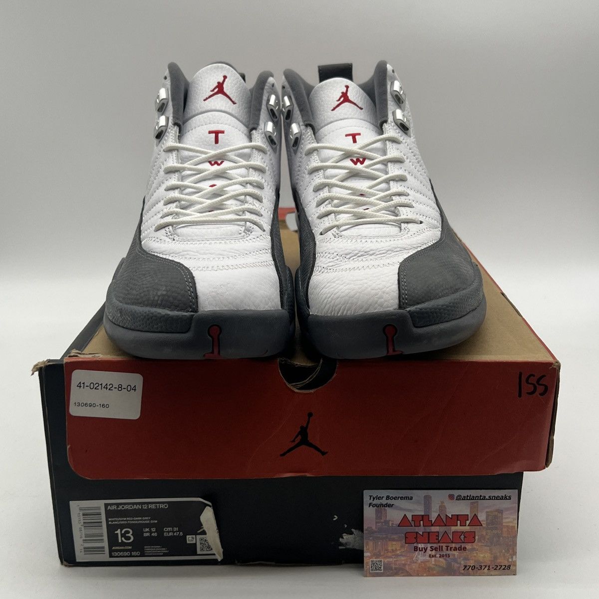 Jordan Brand Air Jordan 12 dark grey Size US 13 / EU 46 - 2 Thumbnail