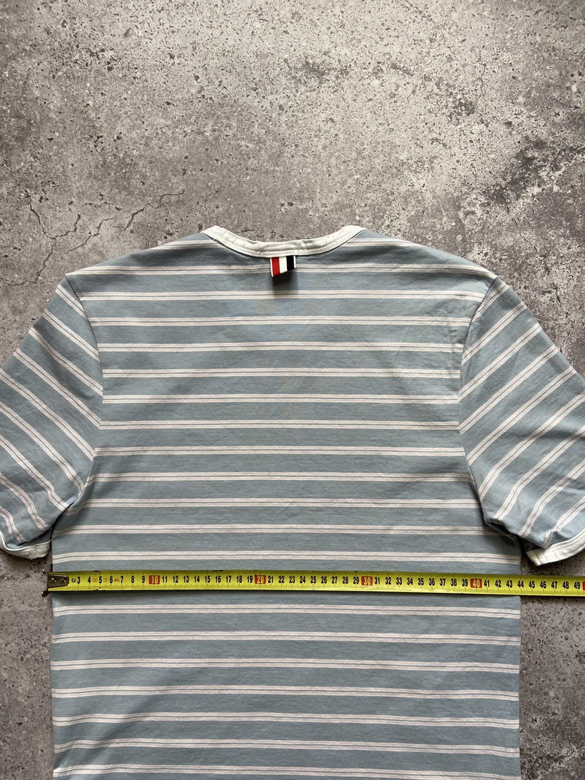 Thom Browne Thom Browne Striped Blue Tee size 0 XS Size US XS / EU 42 / 0 - 8 Thumbnail