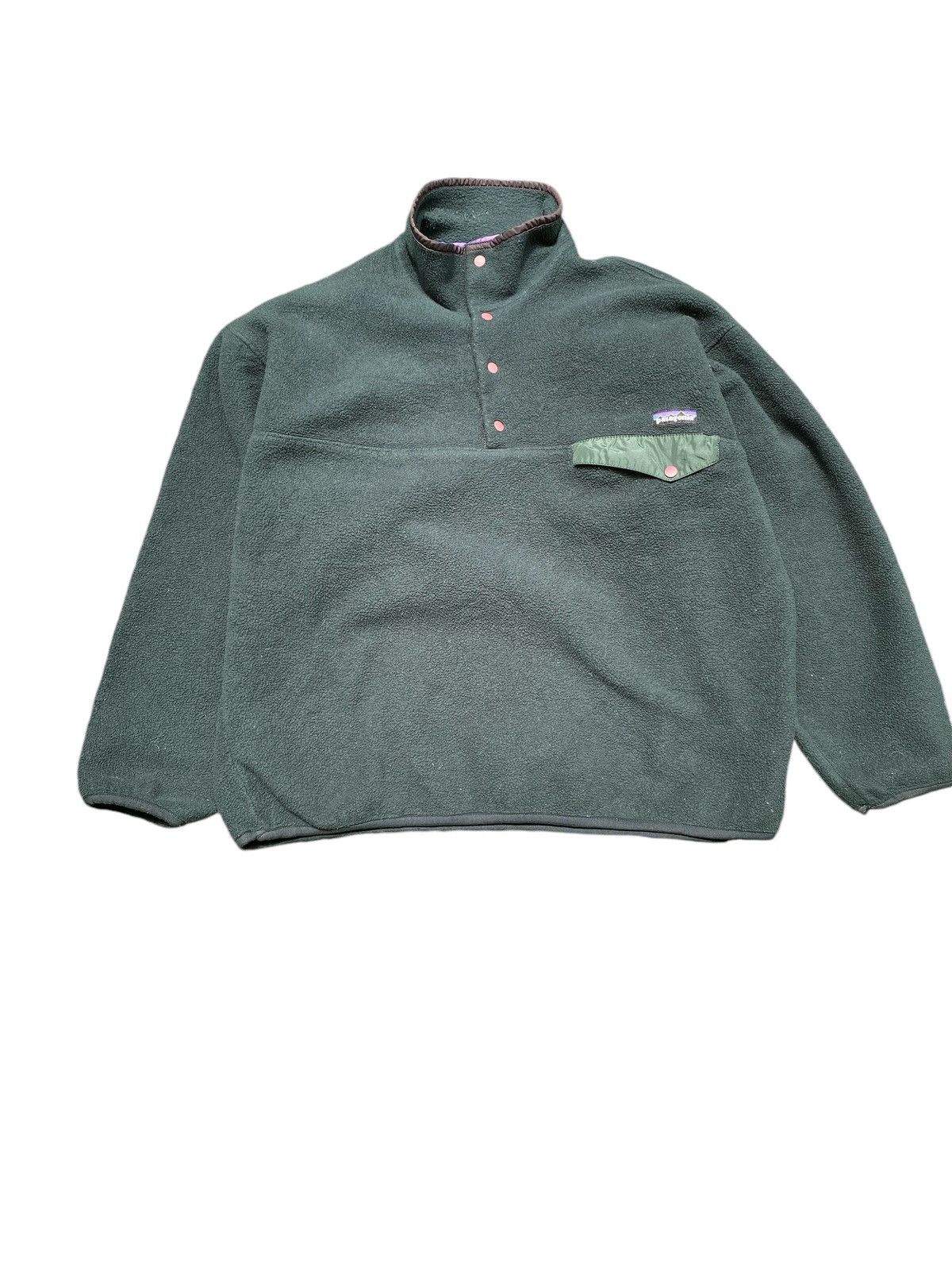Patagonia Vintage PATAGONIA Men's Snap-T® Fleece Pullover Size US XL / EU 56 / 4 - 2 Thumbnail
