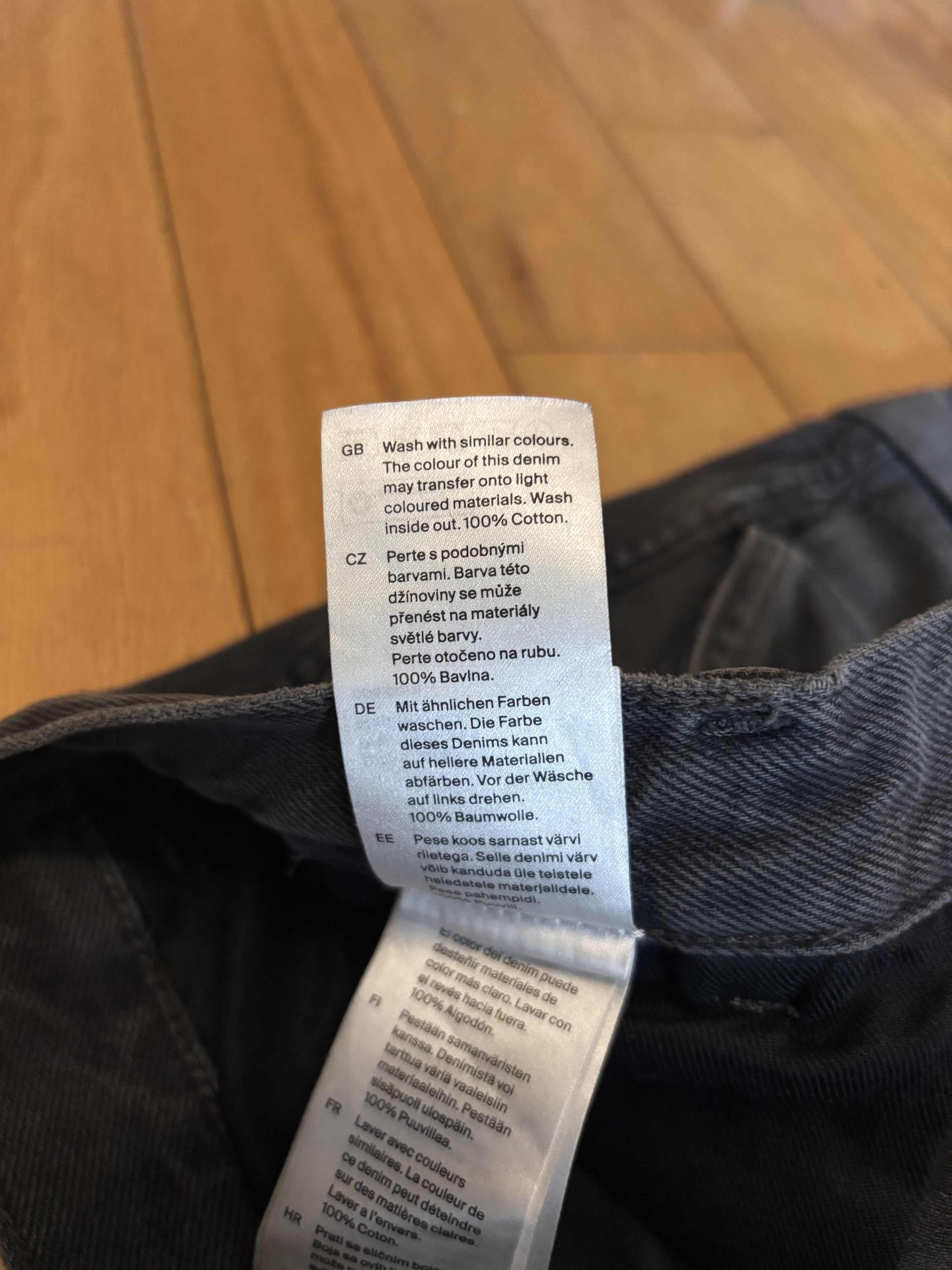 Cos COS Dark Grey Denim Jeans Size US 32 / EU 48 - 6 Thumbnail