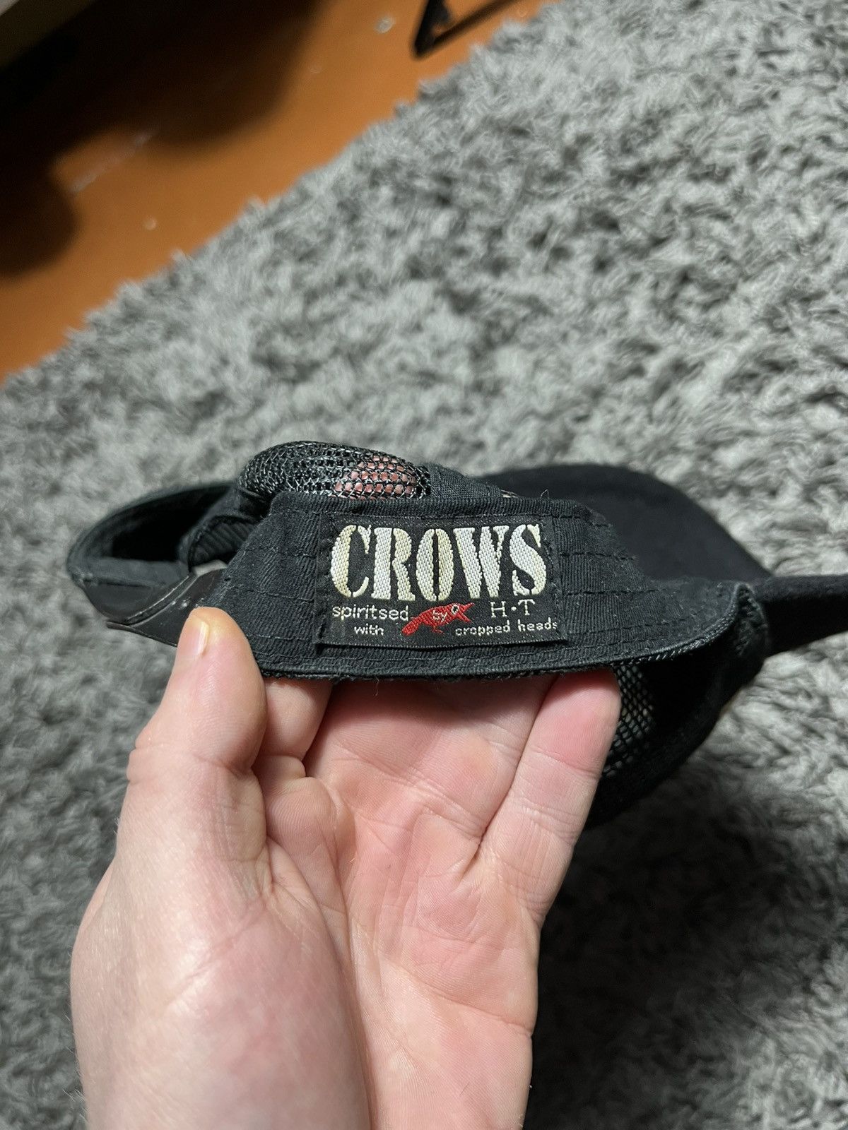 Japanese Brand ARCHIVE 00s Crows x Worst TFOA Skull Embroidered Trucker Hat Size ONE SIZE - 5 Thumbnail