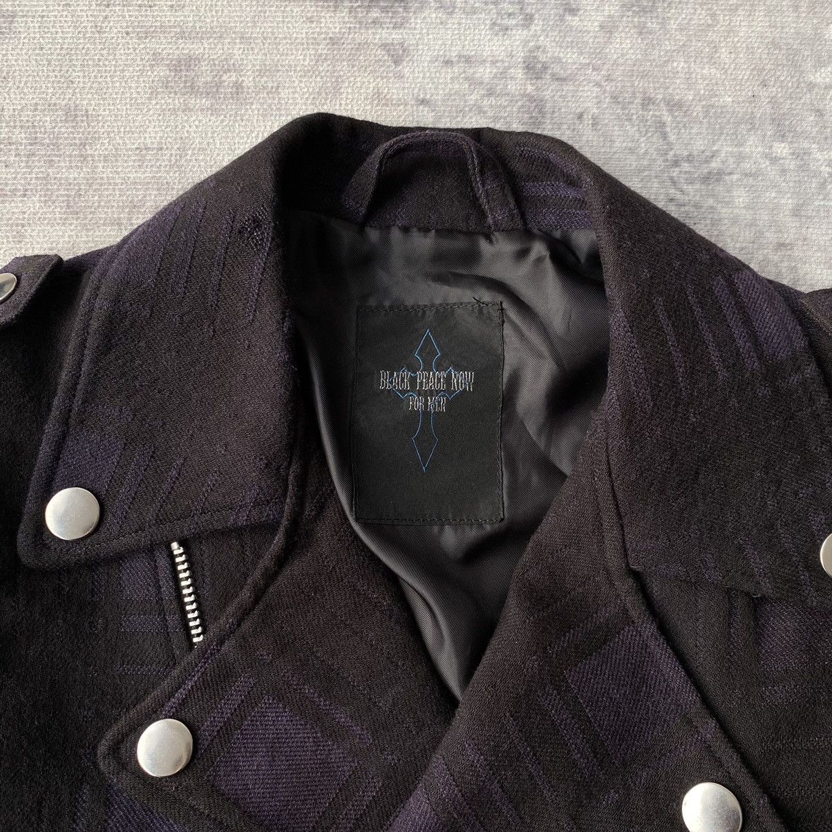 14th Addiction × If Six Was Nine × Le Grande Bleu (L.G.B.) Black Peace Now Punk Rider Jacket Size US M / EU 48-50 / 2 - 3 Thumbnail