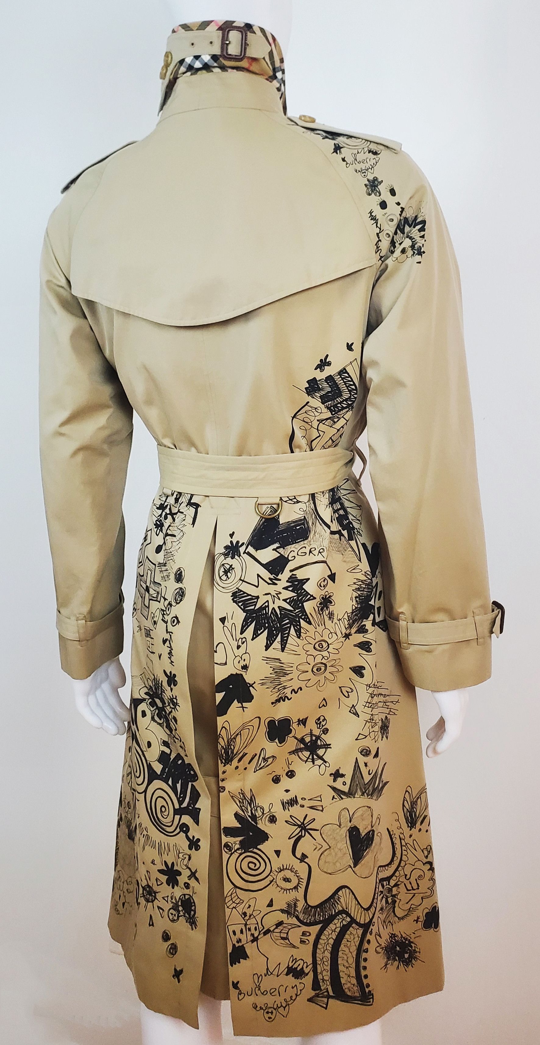 Burberry Burberry Doodle Trench Coat Overcoat Raincoat NWT Size US M / EU 48-50 / 2 - 5 Thumbnail