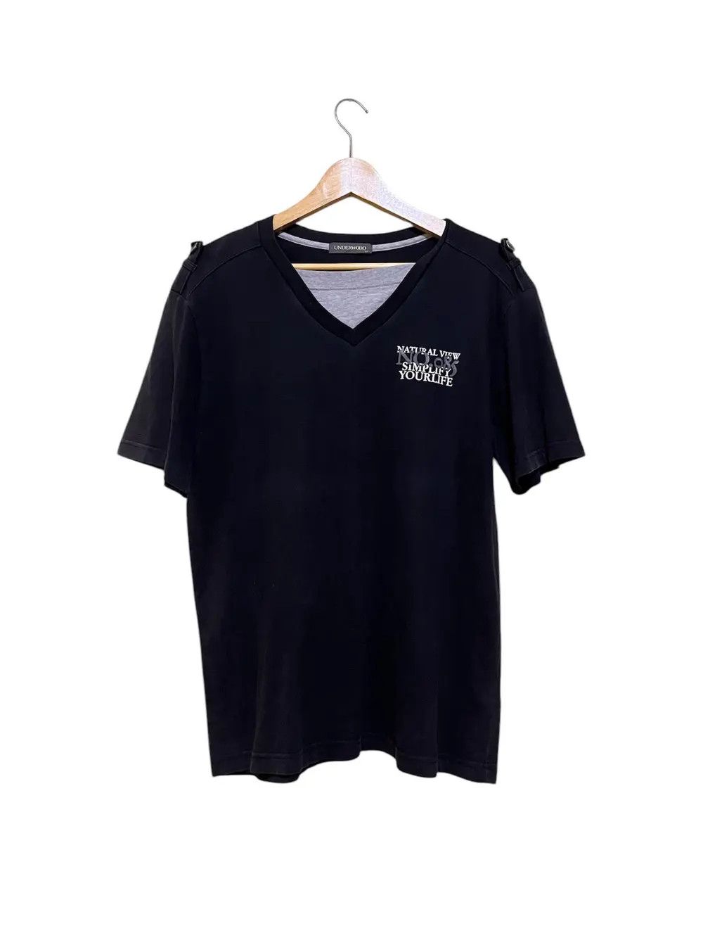 Japanese Brand Gothic Japanese y2k underwood tee Size US S / EU 44-46 / 1 - 1 Thumbnail