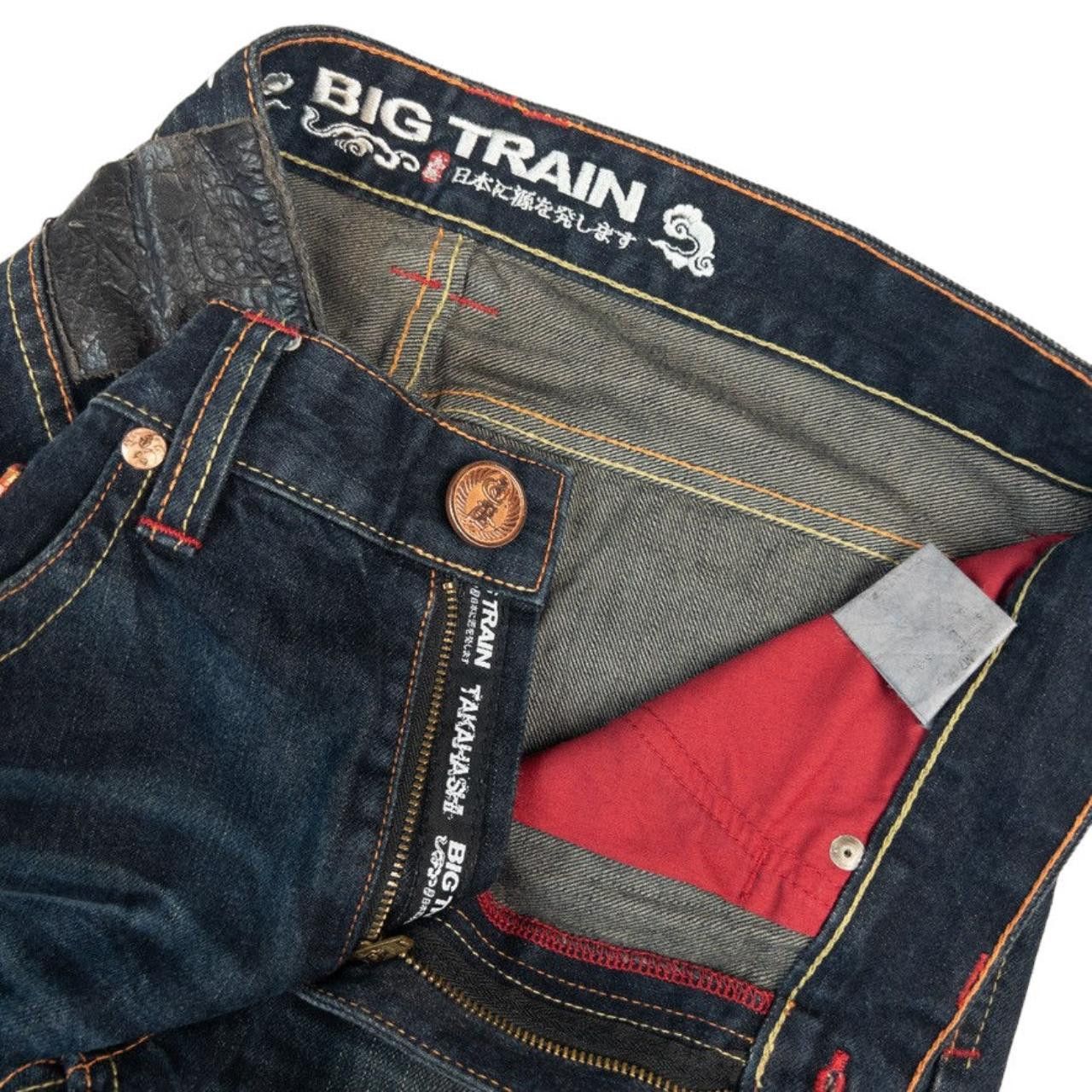 Other Vintage Big Train Embroidered Japanese Denim Jeans Size W32 Size US 32 / EU 48 - 5 Thumbnail