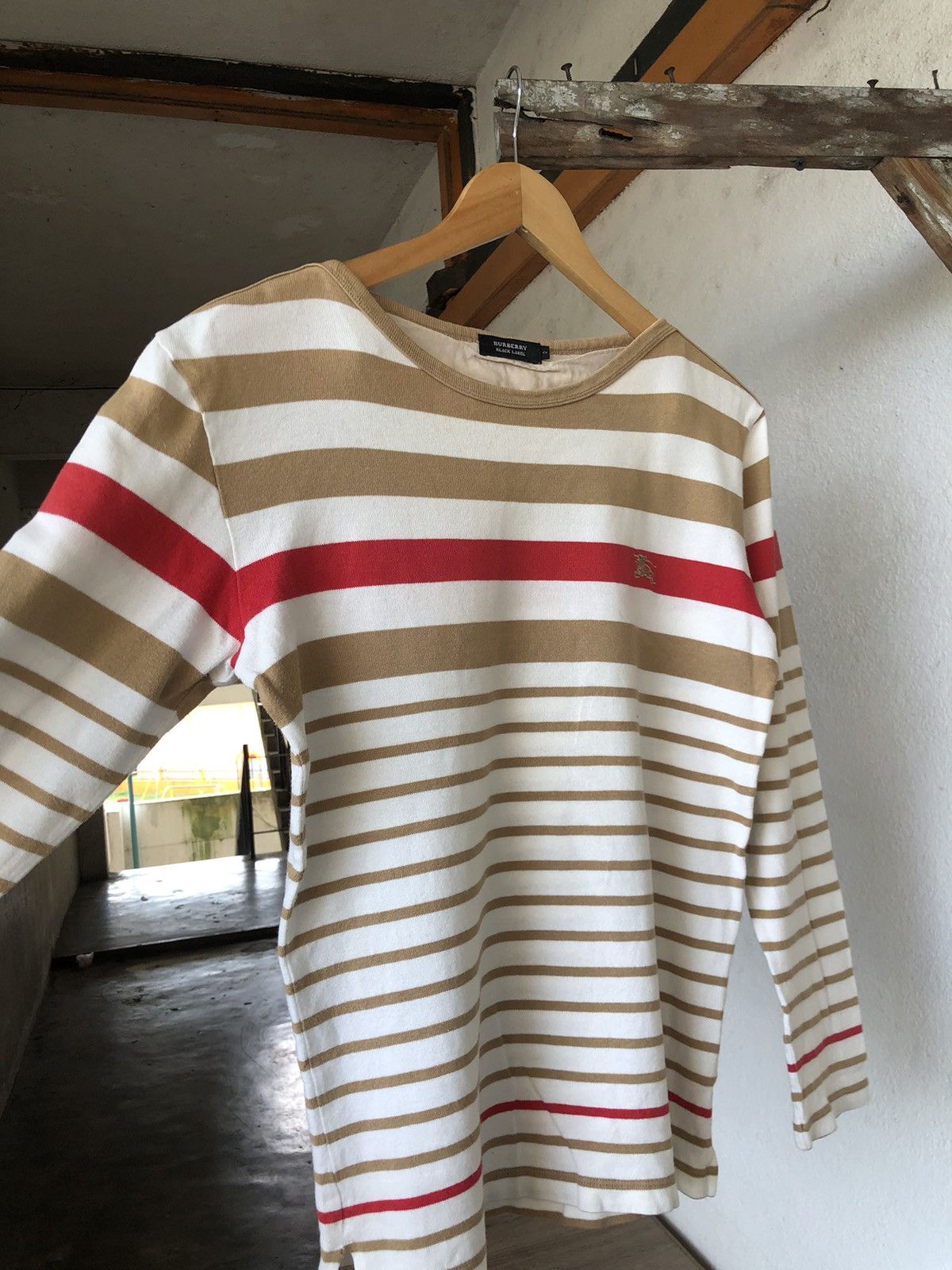 Burberry Vintage Burberry Black Label Stripe Long Sleeve Size M / US 6-8 / IT 42-44 - 13 Thumbnail