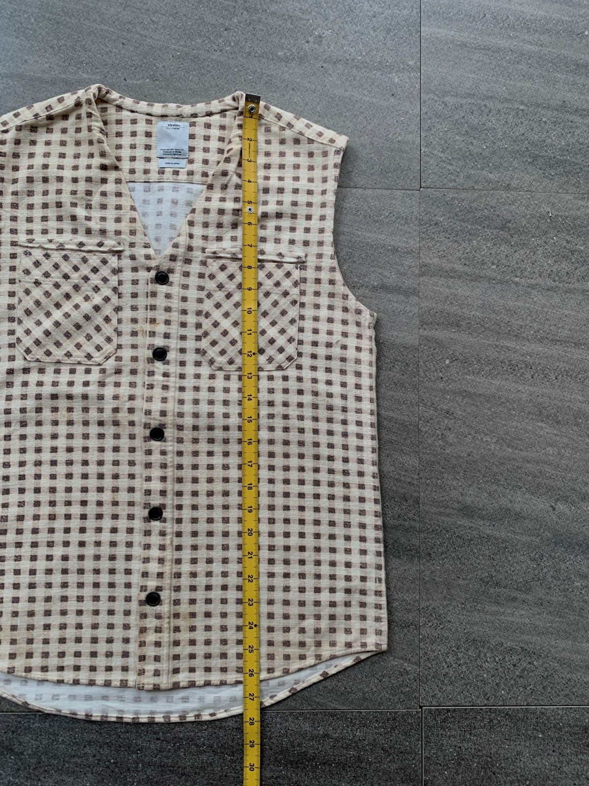 Visvim FREE TAX! Shadow Plaid Sleeveless Shirt Size US M / EU 48-50 / 2 - 13 Thumbnail