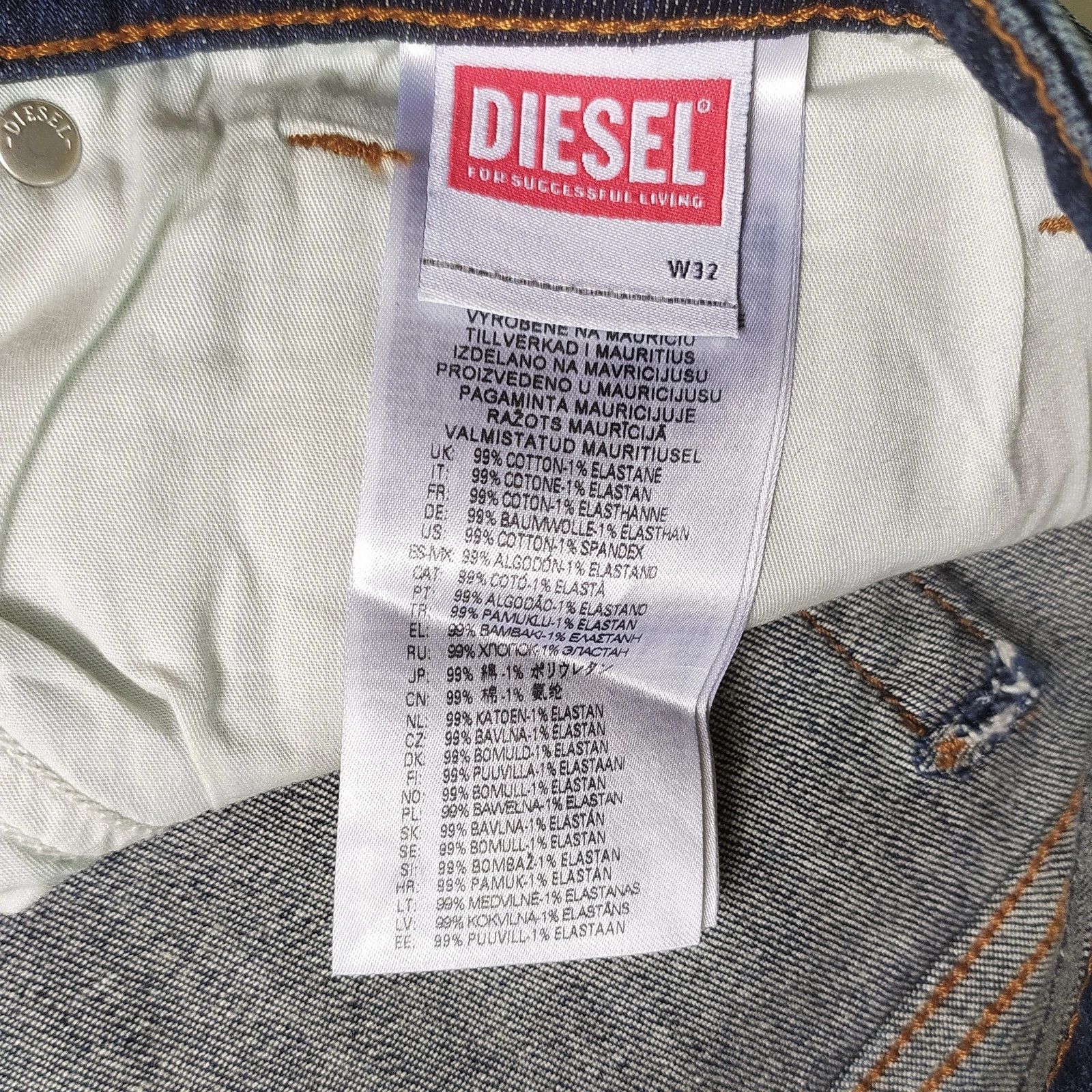 Diesel Diesel 1979 SLEENKER-R L.30 MENS JEANS T/9655 Size US 32 / EU 48 - 7 Thumbnail