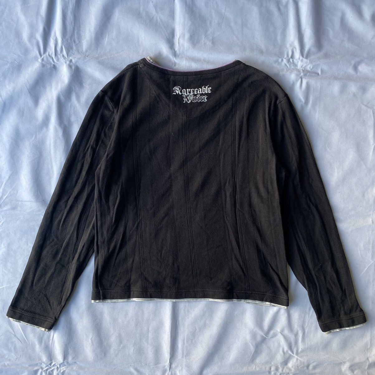 If Six Was Nine × Japanese Brand × Le Grande Bleu (L.G.B.) Japanese Style Double Layer Agreeable Voice Poem Long Sleeve Size US M / EU 48-50 / 2 - 10 Thumbnail