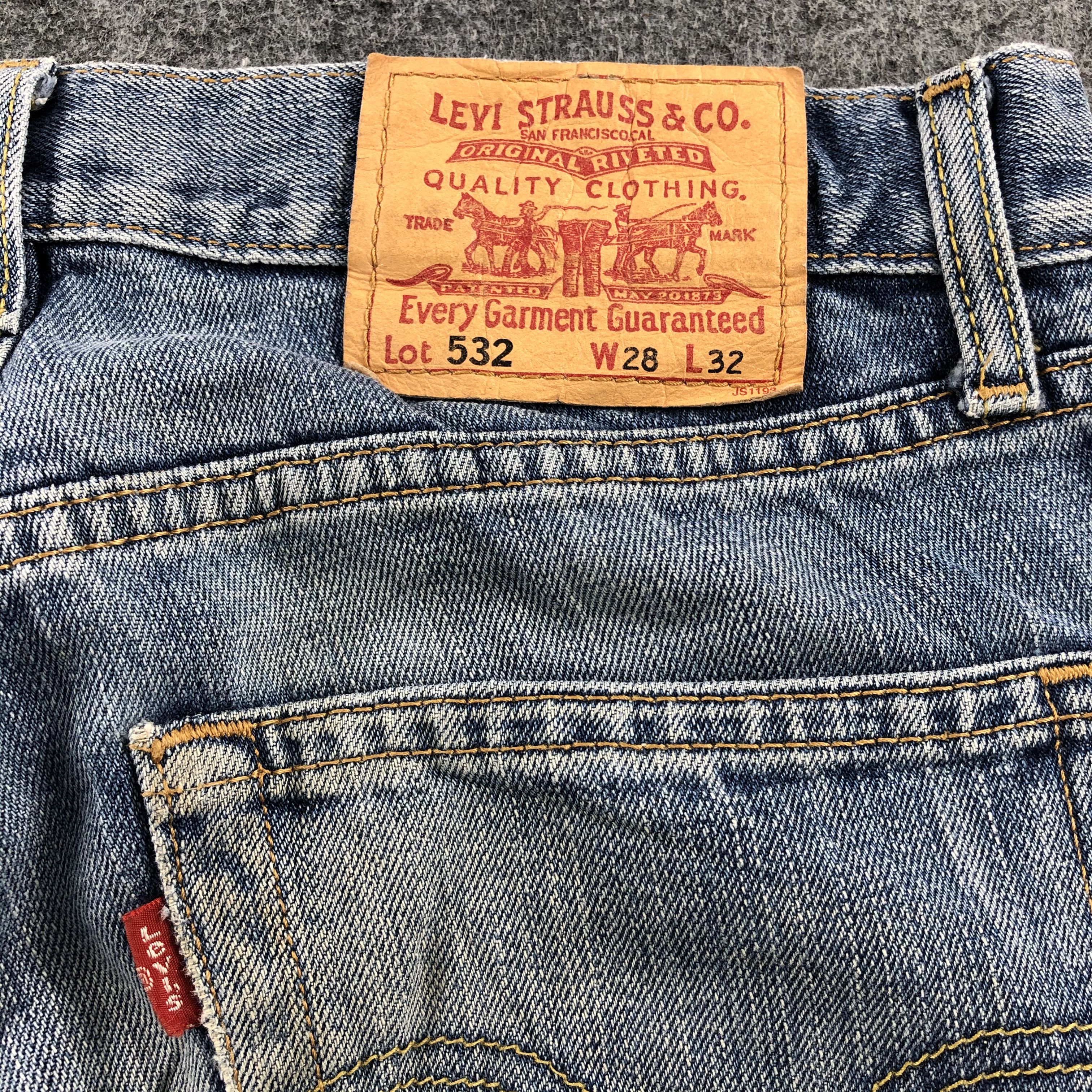 Levi's × Vintage Vintage 90s Blue Wash Levis 532 Jeans-JM1444 Size US 30 / EU 46 - 5 Thumbnail