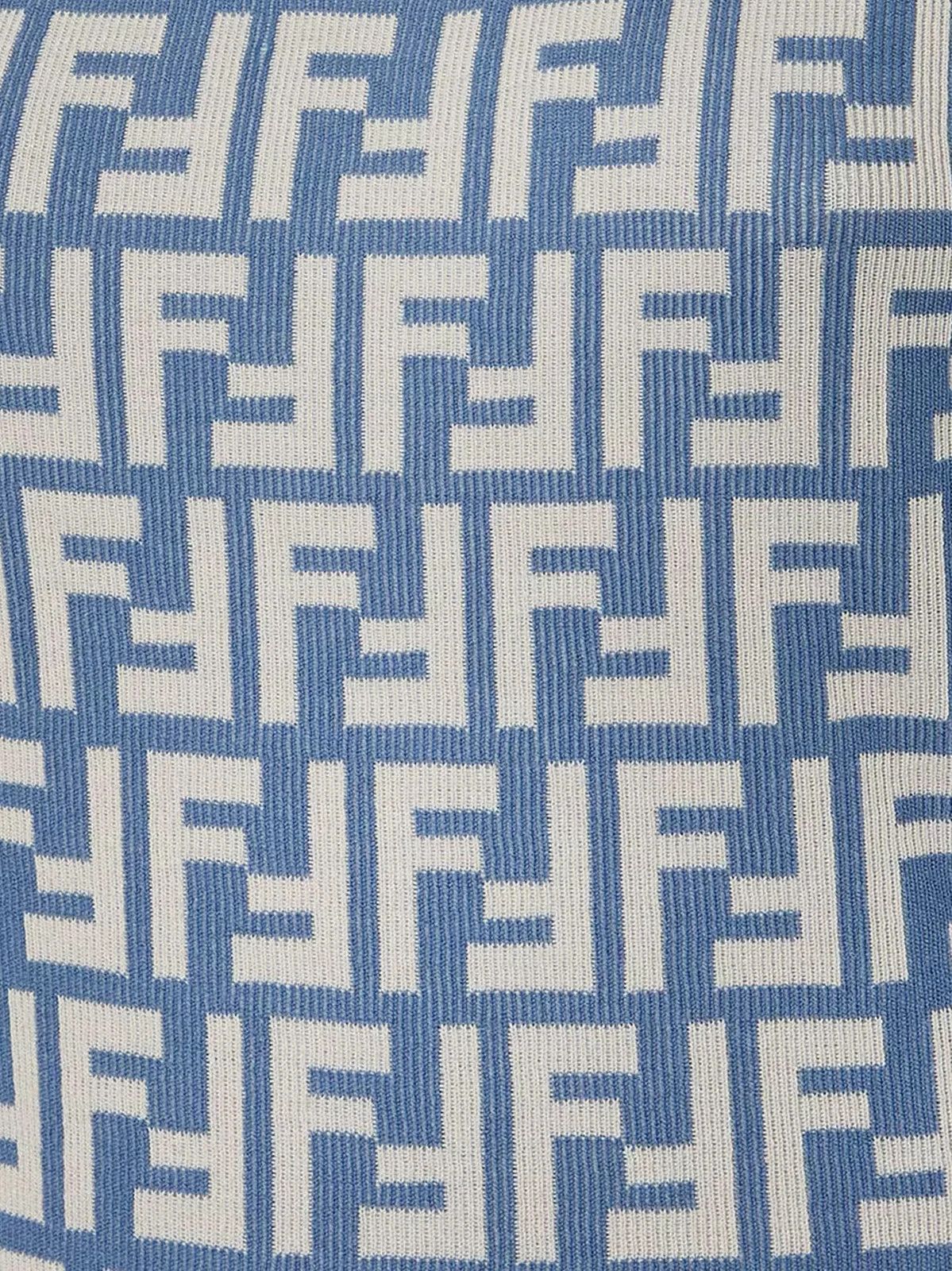 Fendi o1s1wg110526 Dress in Blue Size XL / US 12-14 / IT 48-50 - 3 Thumbnail