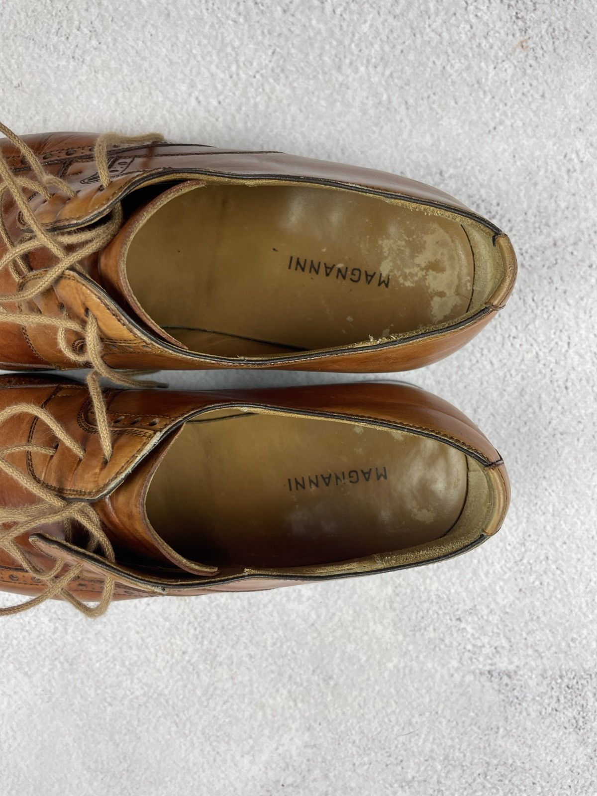 Magnanni Magnanni Brown Leather Oxford Dress Shoes EU 42 US 9M Size US 9 / EU 42 - 13 Thumbnail